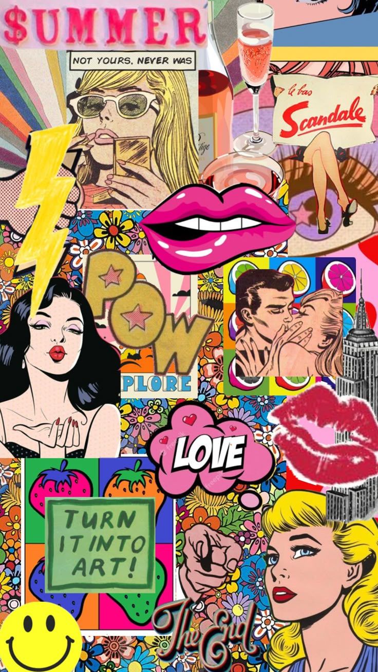 736x1308 Pop art inspo #popart #wallpaper #vibes s