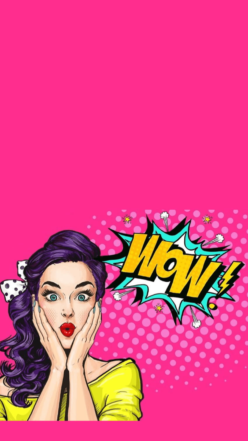 850x1511 Pop Art Girl, aesthetic pop art women HD phone wallpaper