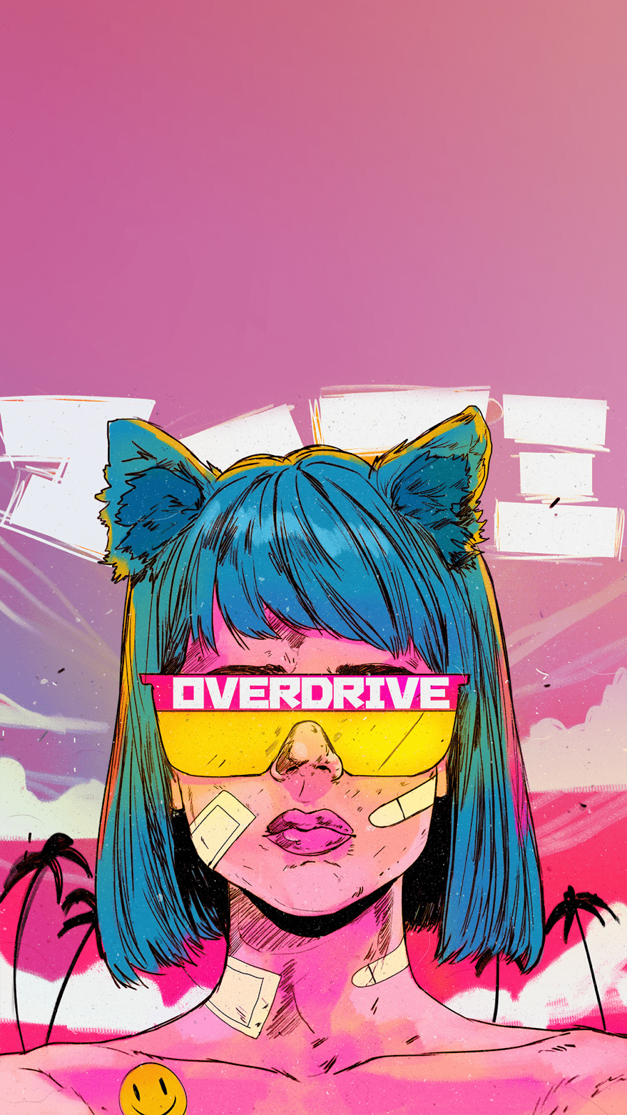 900x1600 Aesthetic Illustration Art Wallpaper