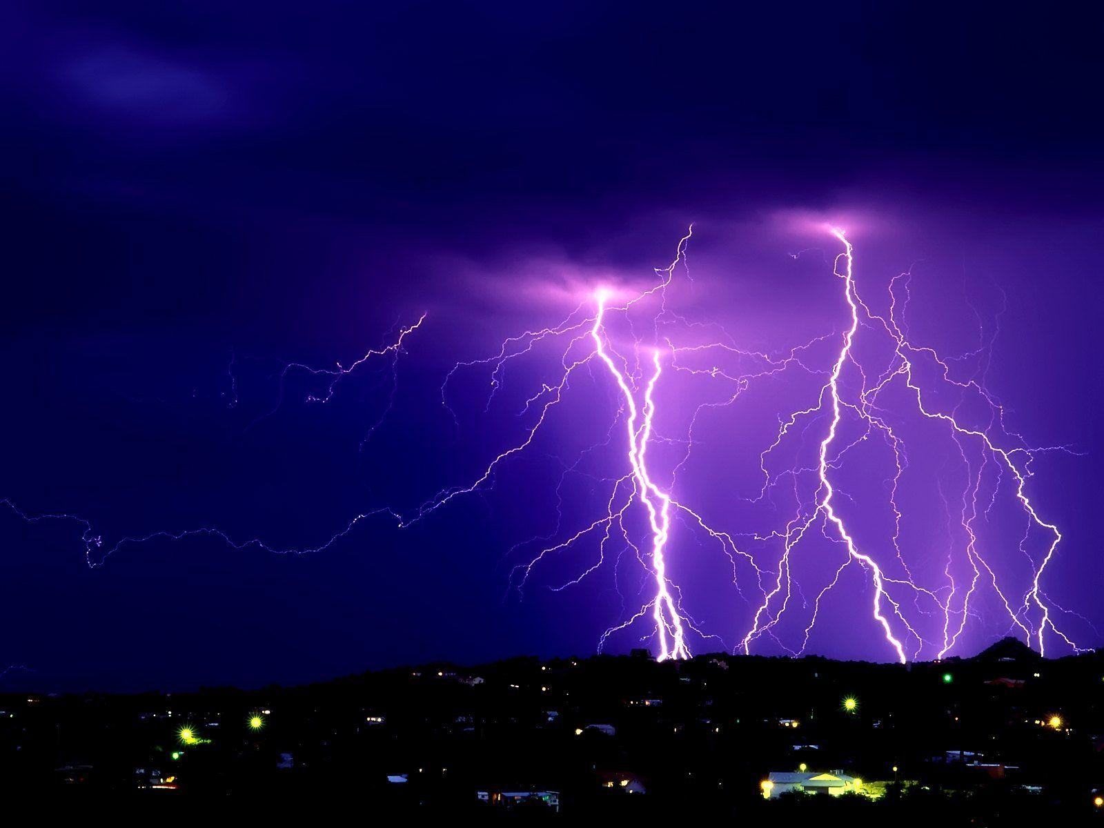1600x1200 storm, Weather, Rain, Sky, Clouds, Nature, Lightning, City, Cities, Landscape, Night Wallpaper HD / Desktop and Mobile Background