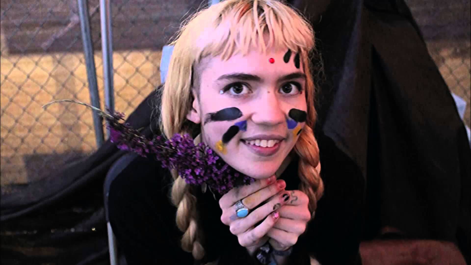 1920x1080 Phone wallpaper: Grimes, Grimes (Singer), Music, Claire Boucher, Face, Pink Hair 830025