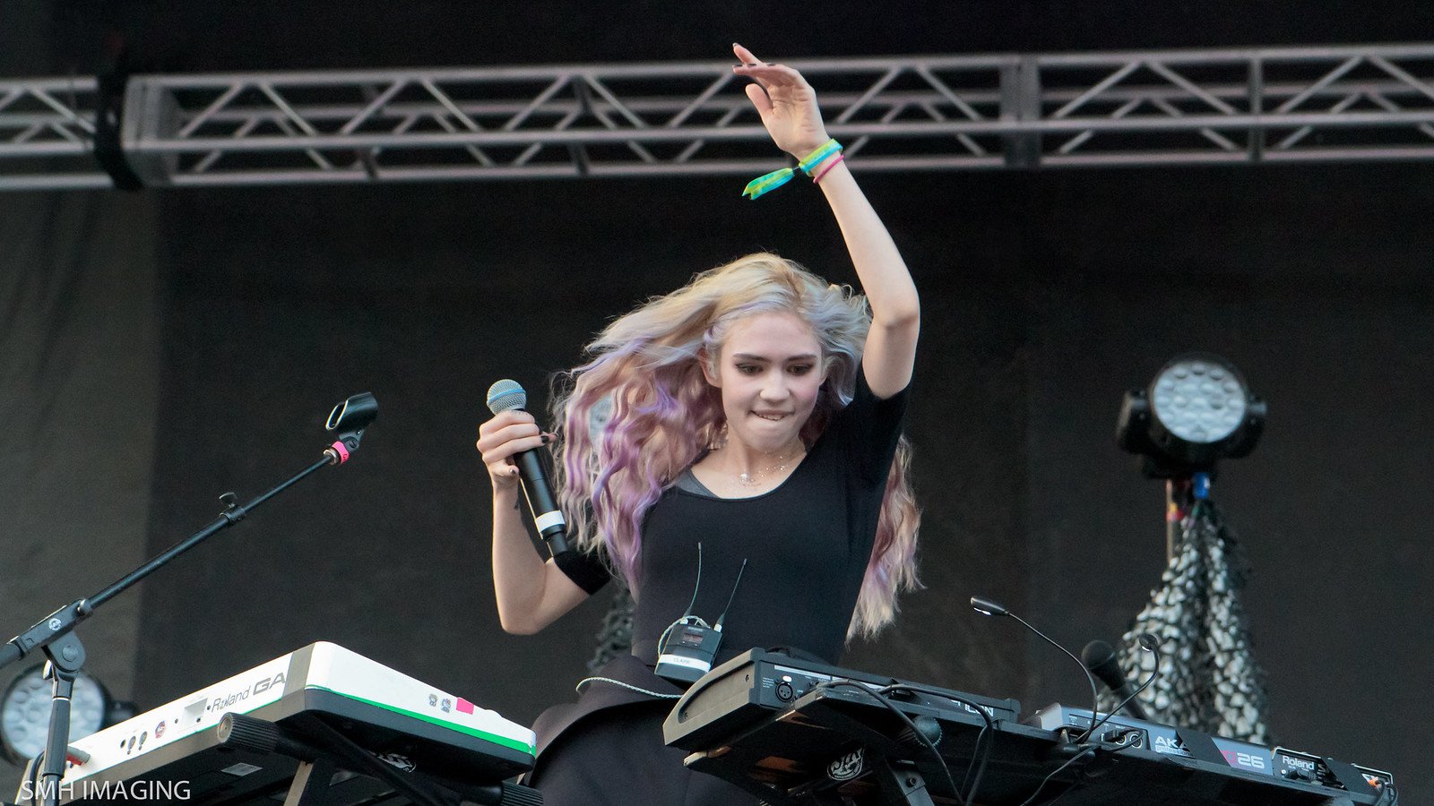 1600x900 Grimes at Pitchfork. Grimes performing at Pitchfork Music F
