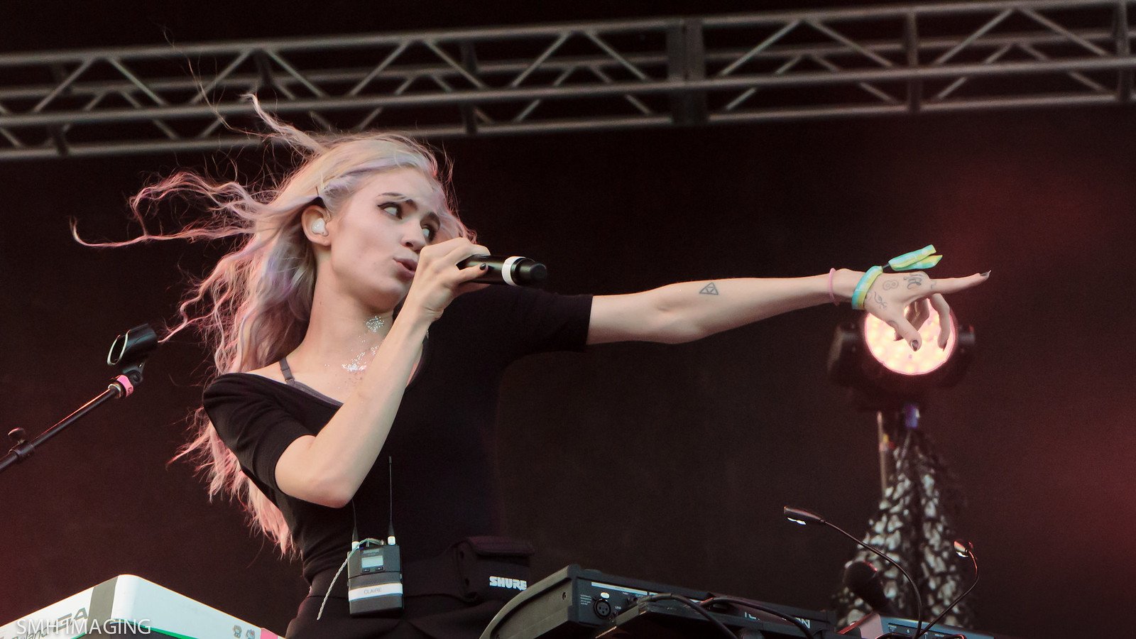 1600x900 Grimes at Pitchfork. Grimes performing at Pitchfork Music F