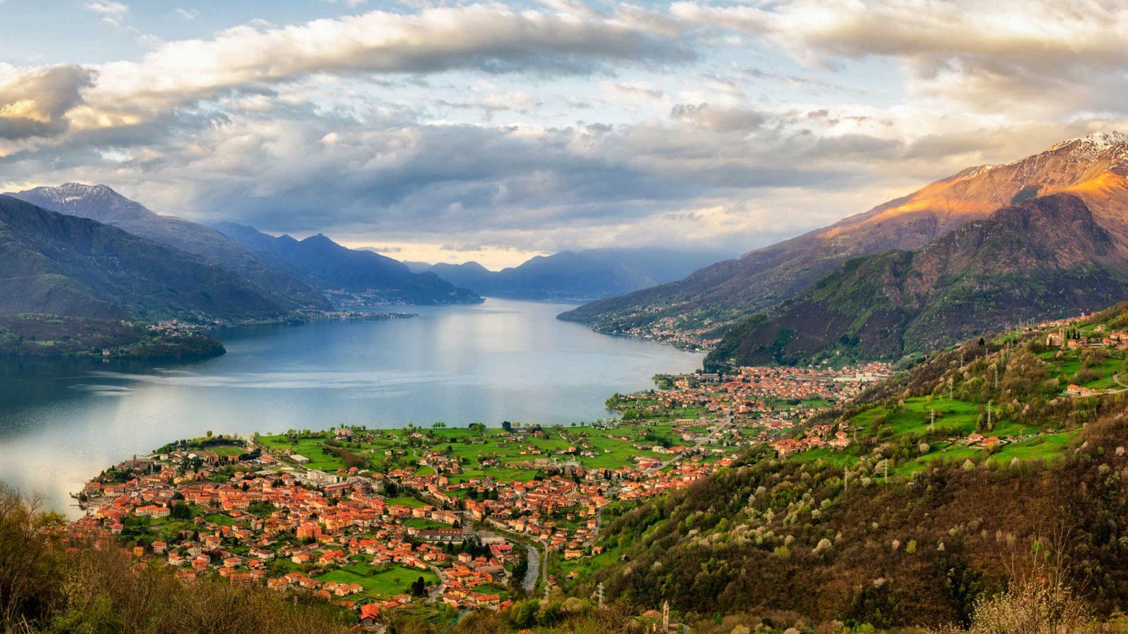 1600x900 Region Lombardy Lake Como In Northern Italy Landscape Of Italy 1920x1080 :