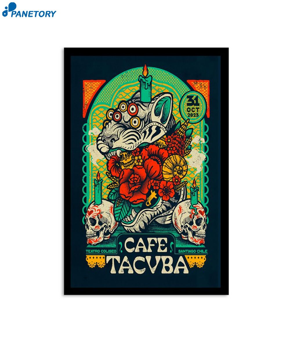 1000x1189 Cafe Tacvba Teatro Coliseo Santiago Chile Oct 31 2023 Poster 2026