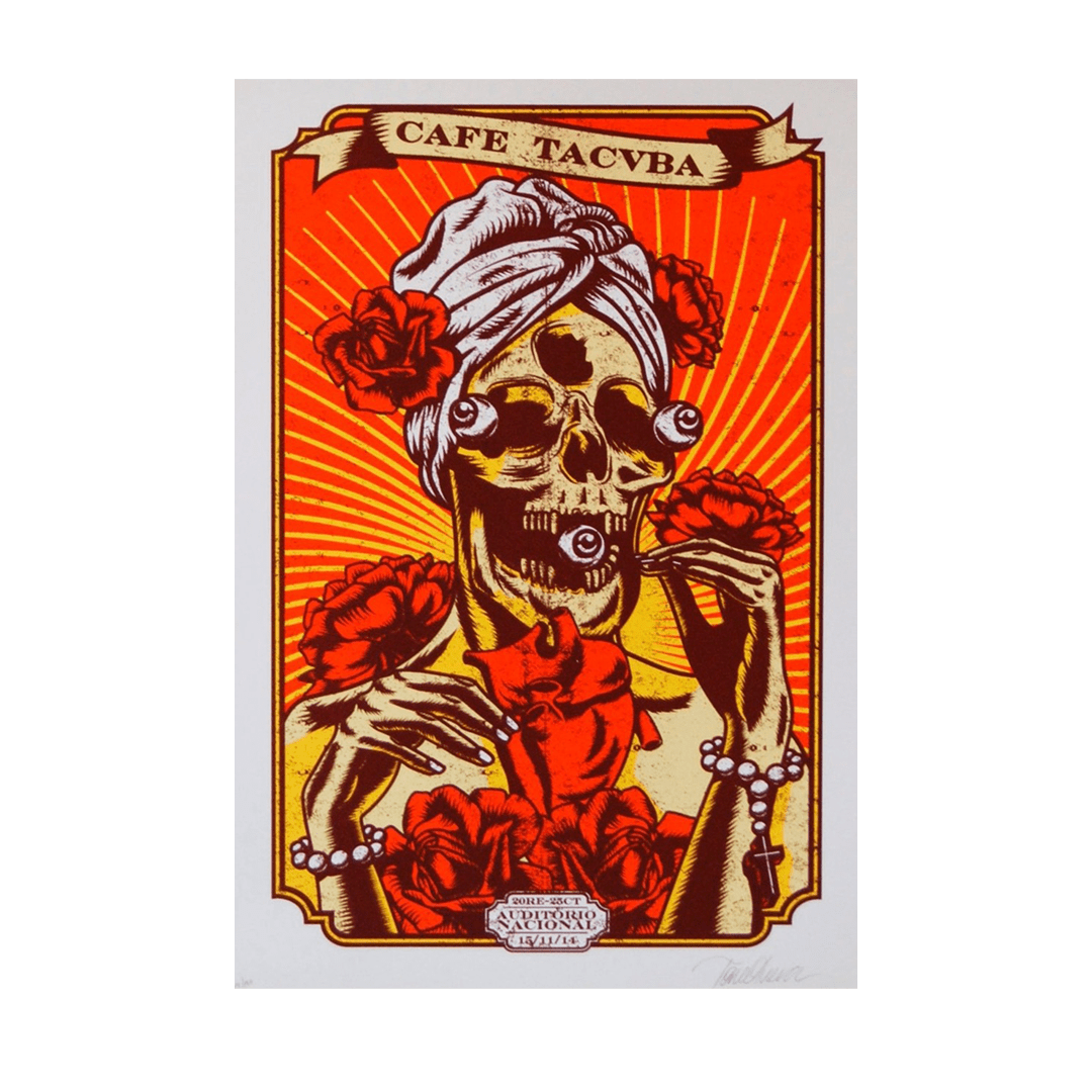 1080x1080 Café Tacvba 20 años de Re México 2014 x Tone Olvera Gig poster