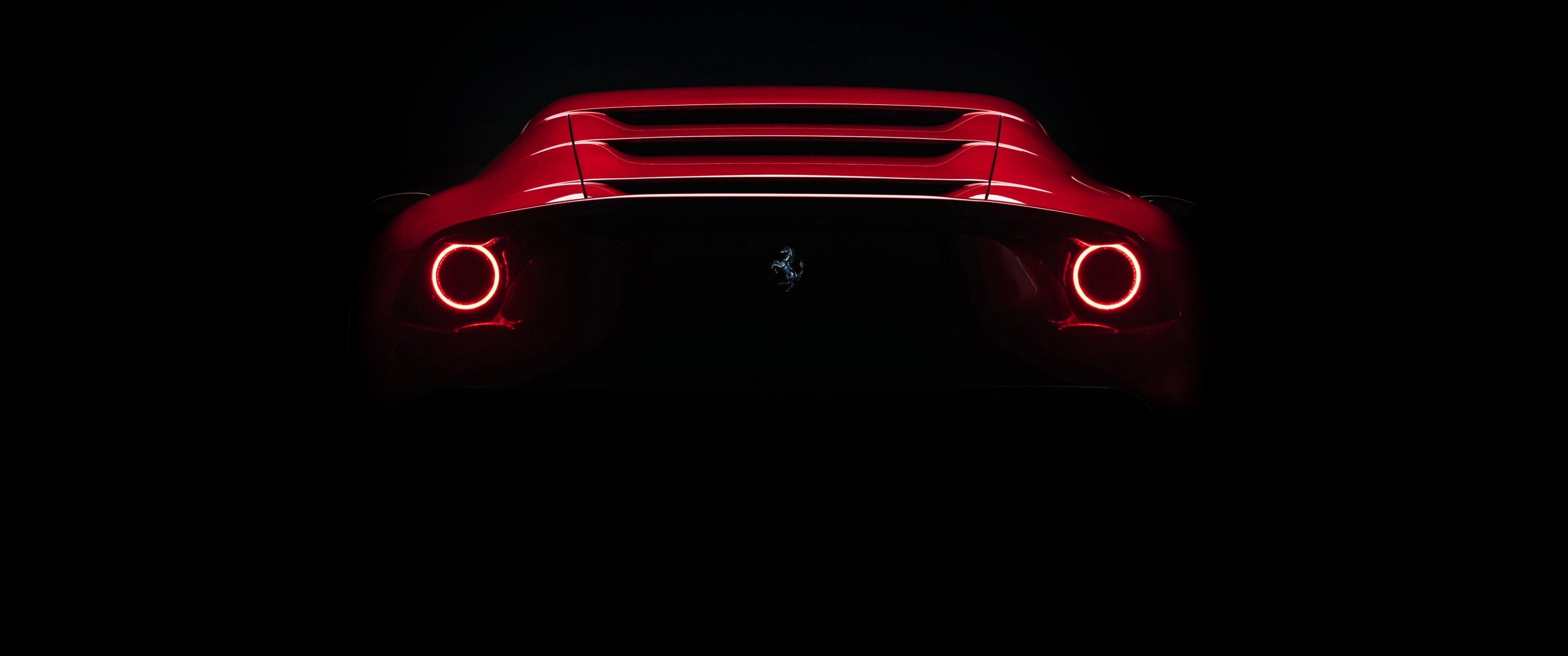 3440x1440 Ferrari Omologata Wallpaper 4K, AMOLED, Supercars