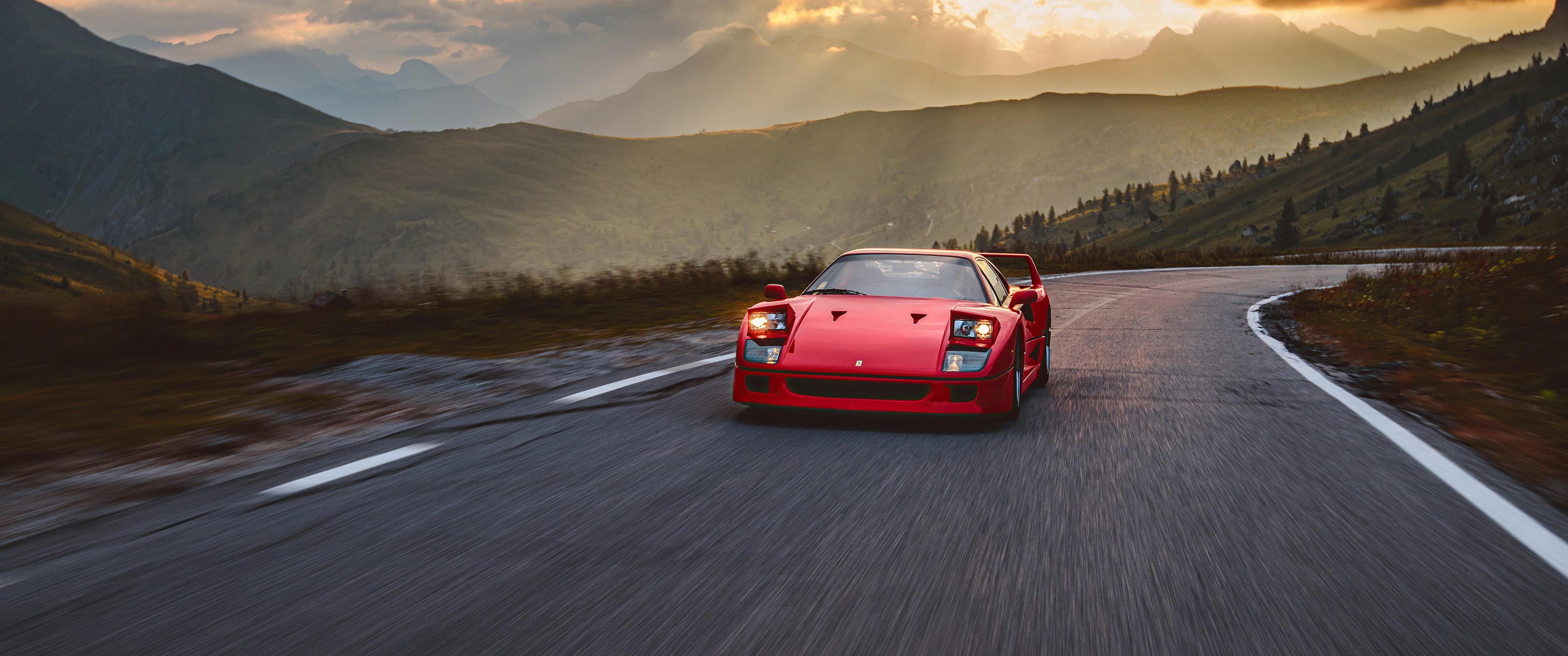 3440x1440 Ferrari F40 5k UltraWide Quad HD 1440P , HD 4k Wallpaper, Image, Background, Photos and Picture