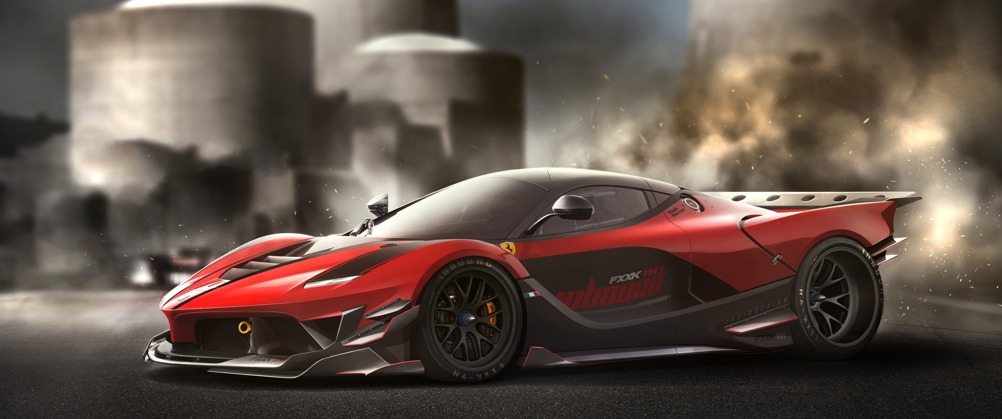 3440x1440 Download Ferrari Laferrari Fxxxk, Ferrari, Laferrari, Fxxxk Wallpaper in 3440x1440 Resolution