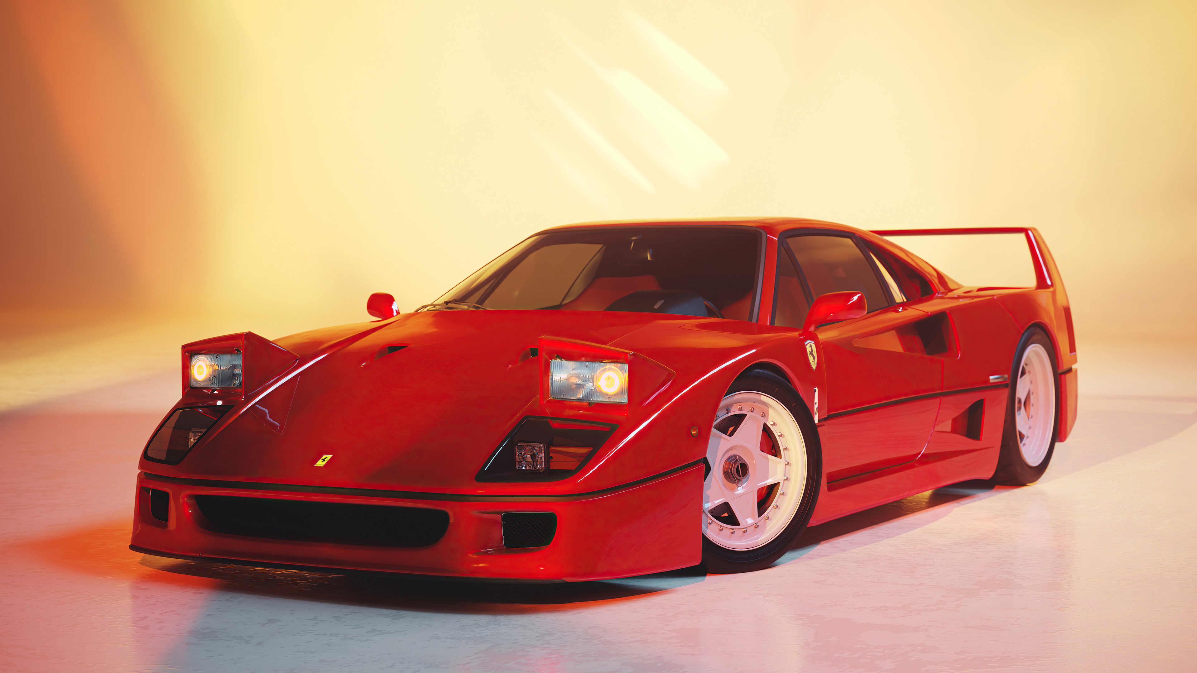 3840x2160 Ferrari F40 CGI 4k UltraWide Quad HD 1440P , HD 4k Wallpaper, Image, Background, Photos and Picture