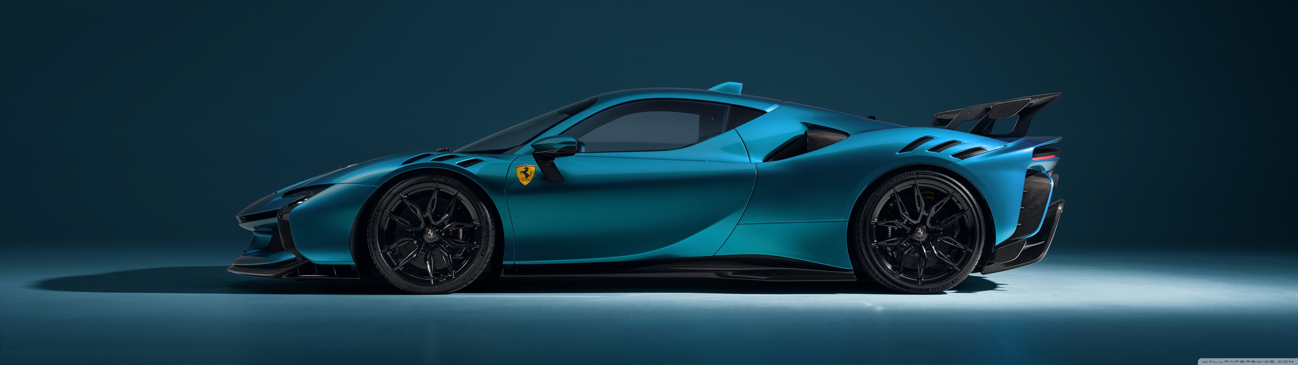 5120x1440 Novitec, Ferrari SF90XX, Hybrid, Supercar, Luxury, Side View 4K UHD Wallpaper for UltraHD Desktop and TV : Widescreen and UltraWide Display : Dual and Triple Monitor
