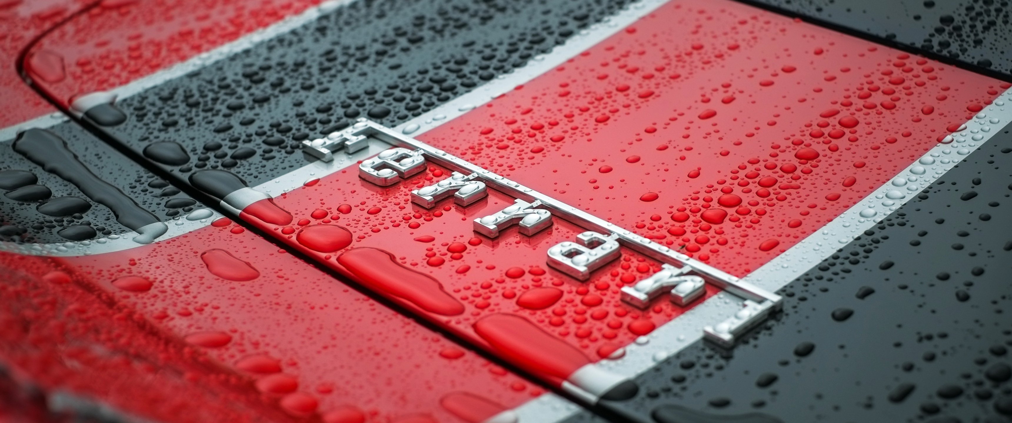 3440x1440 Ferrari Wallpaper 4K, Logo, Emblem, Droplets, 5K