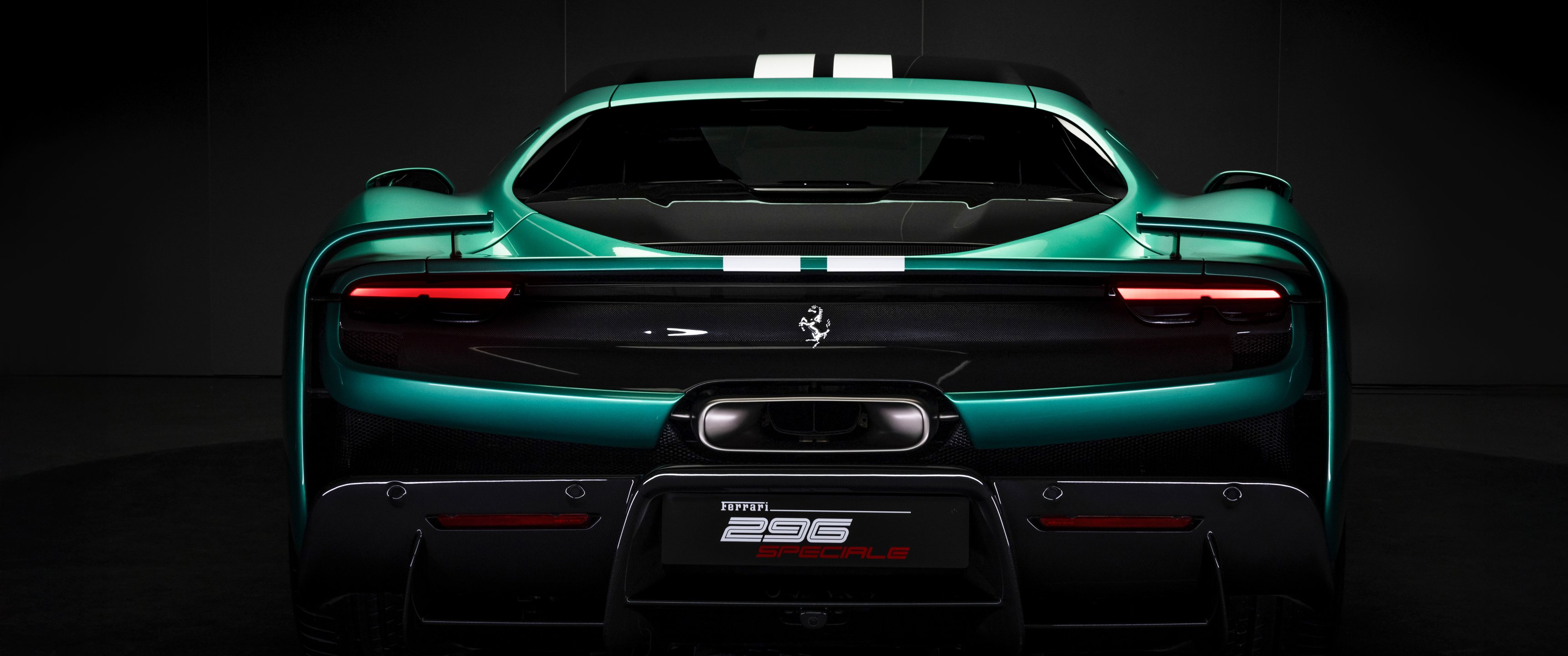 3440x1440 Ferrari 296 Speciale Rear View UltraWide Quad HD 1440P , HD 4k Wallpaper, Image, Background, Photos and Picture