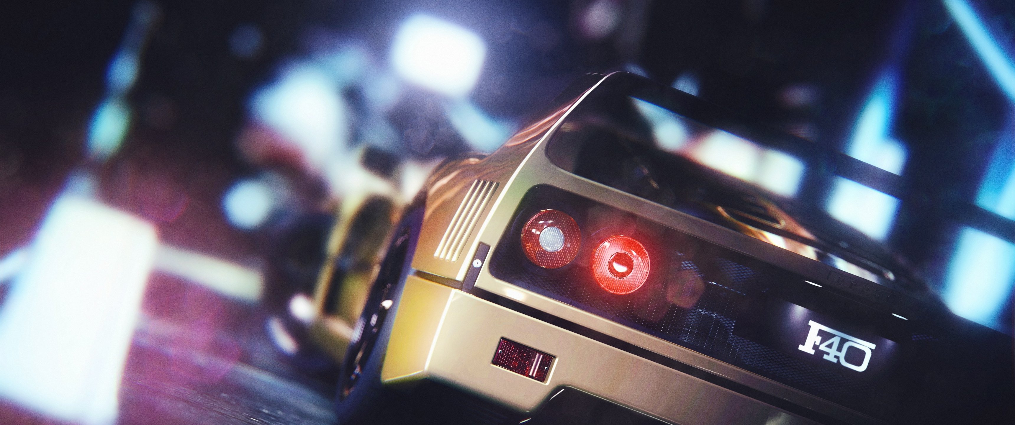 3440x1440 Download Ferrari F Ferrari, F40 Wallpaper in 3440x1440 Resolution
