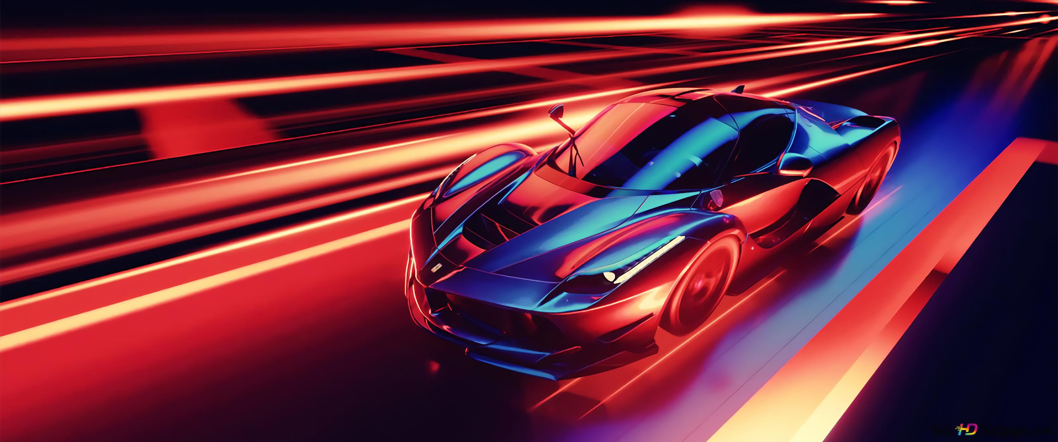 3440x1440 Ferrari 4K wallpaper download