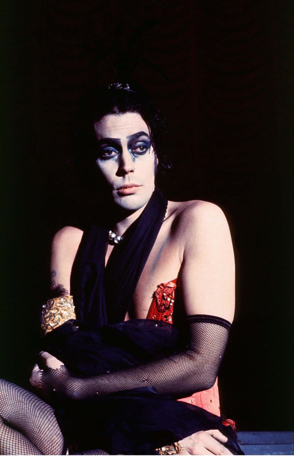 1238x1920 Download Legendary actor Tim Curry in an iconic pose. Wallpaper