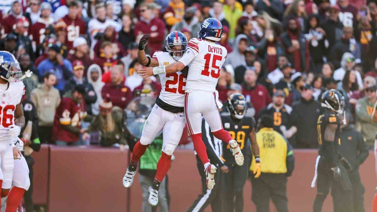 1200x675 Tommy DeVito leads New York Giants to win over Washington Commanders