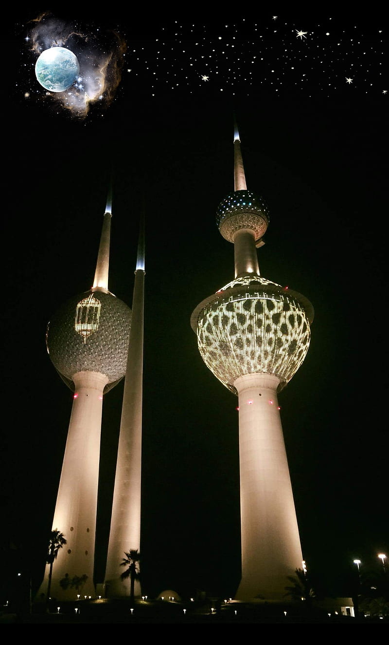 800x1324 Kuwait tower, beautiful city, kuwait city, HD phone wallpaper