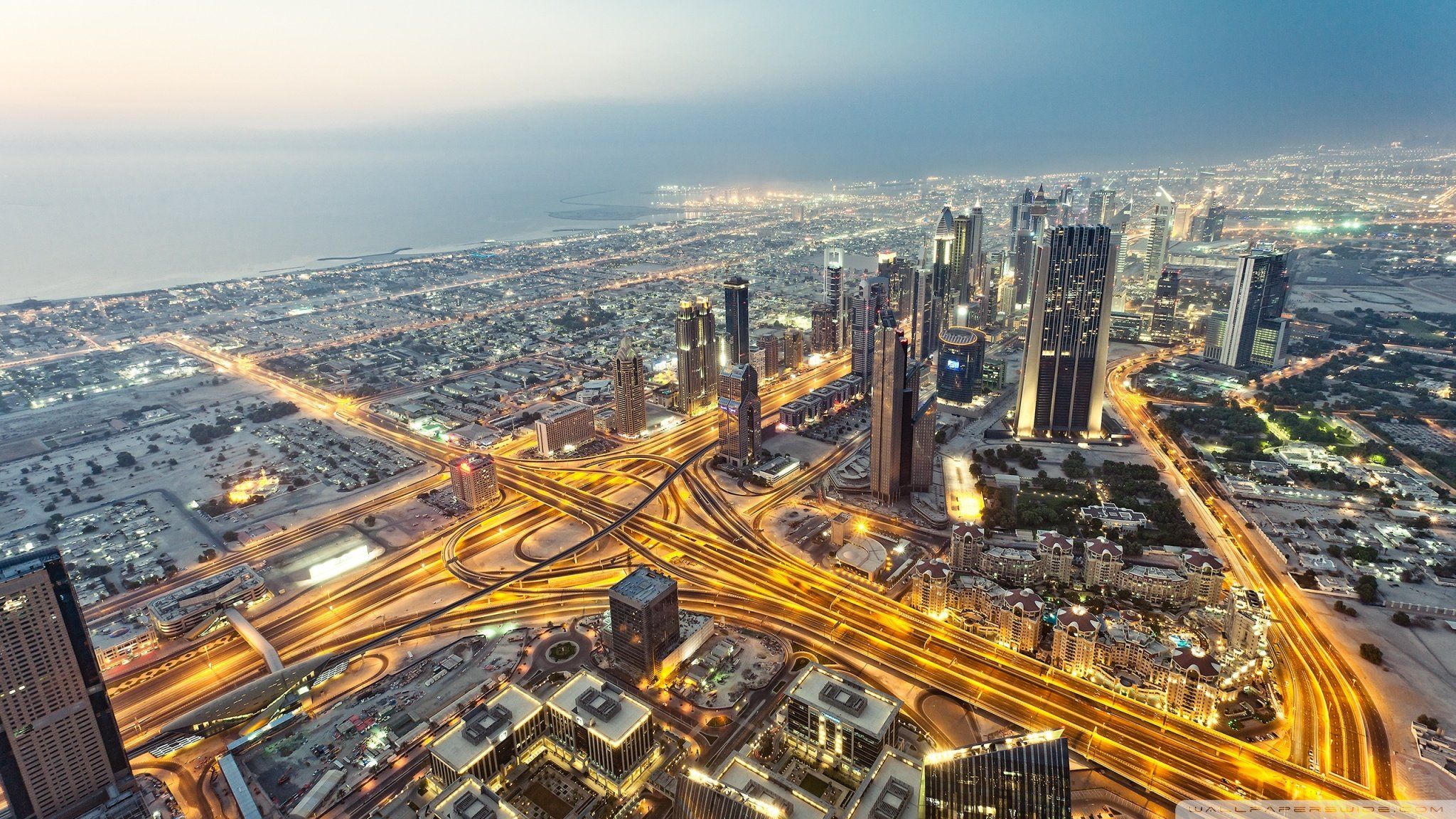 2048x1152 Kuwait City Wallpaper Full HD 86358