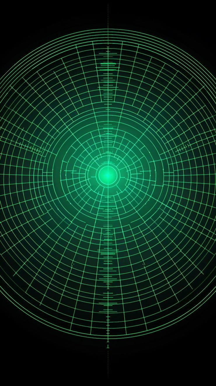 740x1320 Empty radar screen Image