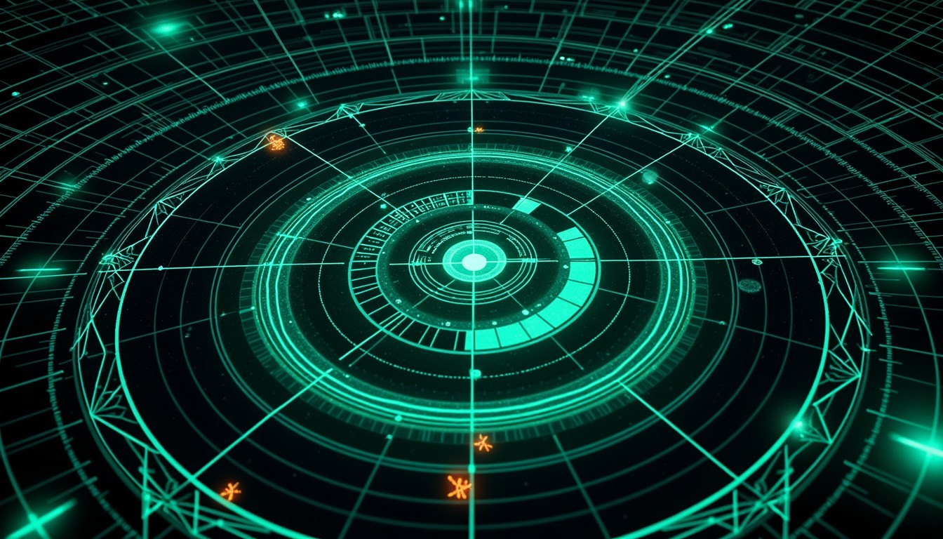 1344x768 Free Radar Screen Glowing Image, Radar, Technology