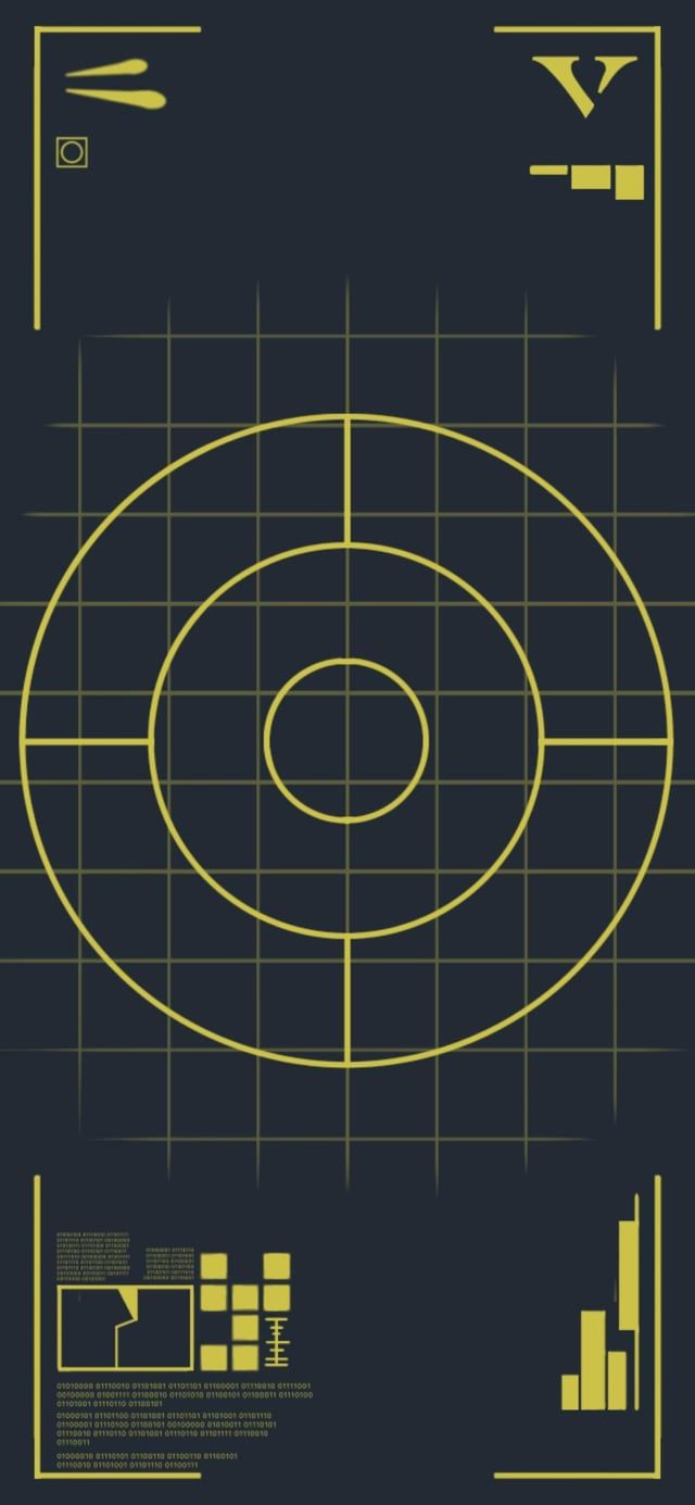 640x1385 I made a Skull Merchant radar wallpaper for anyone who wants to track survivors irl