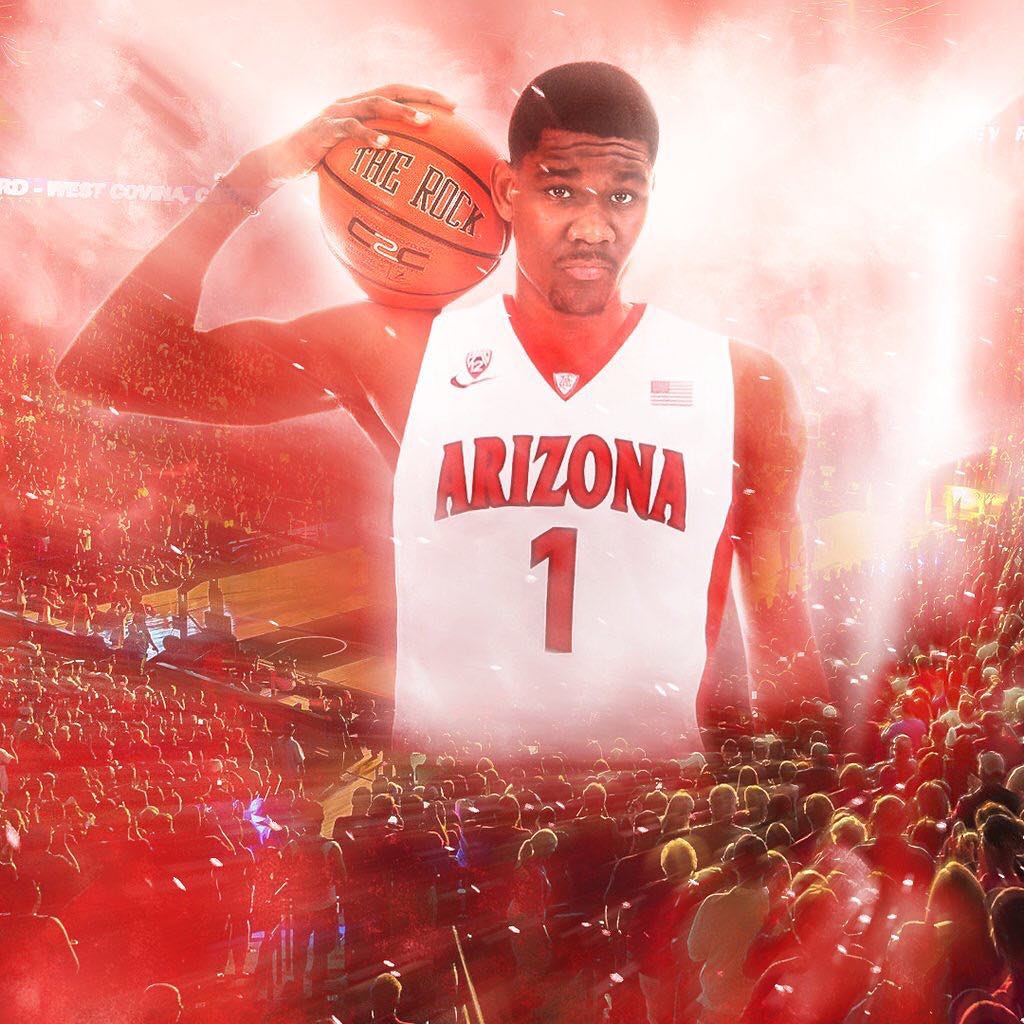 1024x1024 DeAndre Ayton Wallpaper