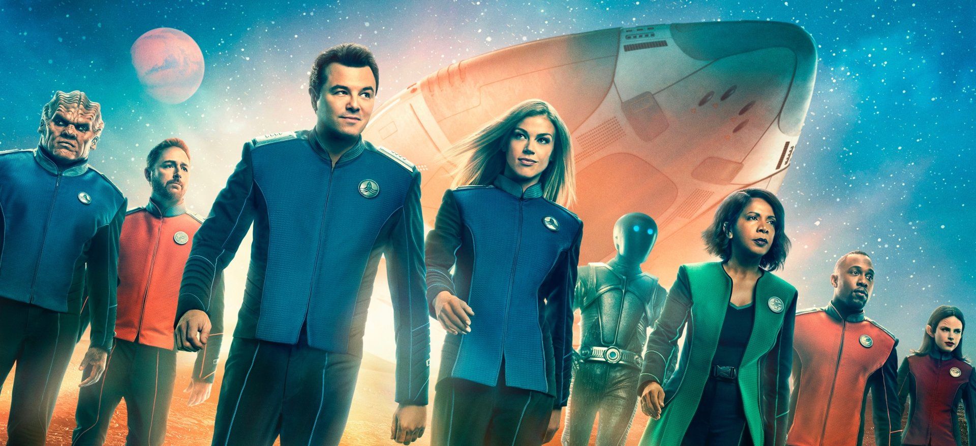 1920x879 Download Seth MacFarlane TV Show The Orville 4k Ultra HD Wallpaper