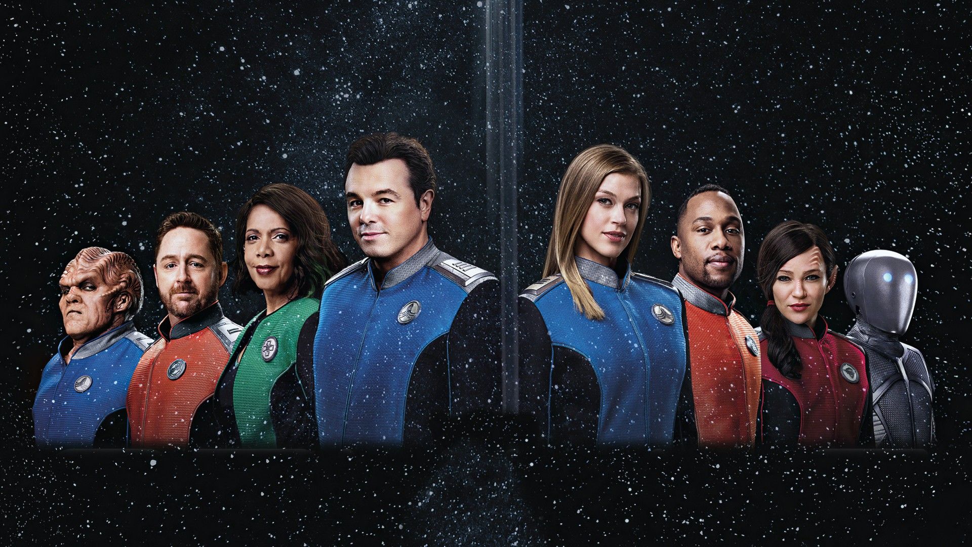 1920x1080 Seth MacFarlane Scott Grimes Penny Johnson Jerald Peter Macon Mark Jackson HD The Orville Wallpaper