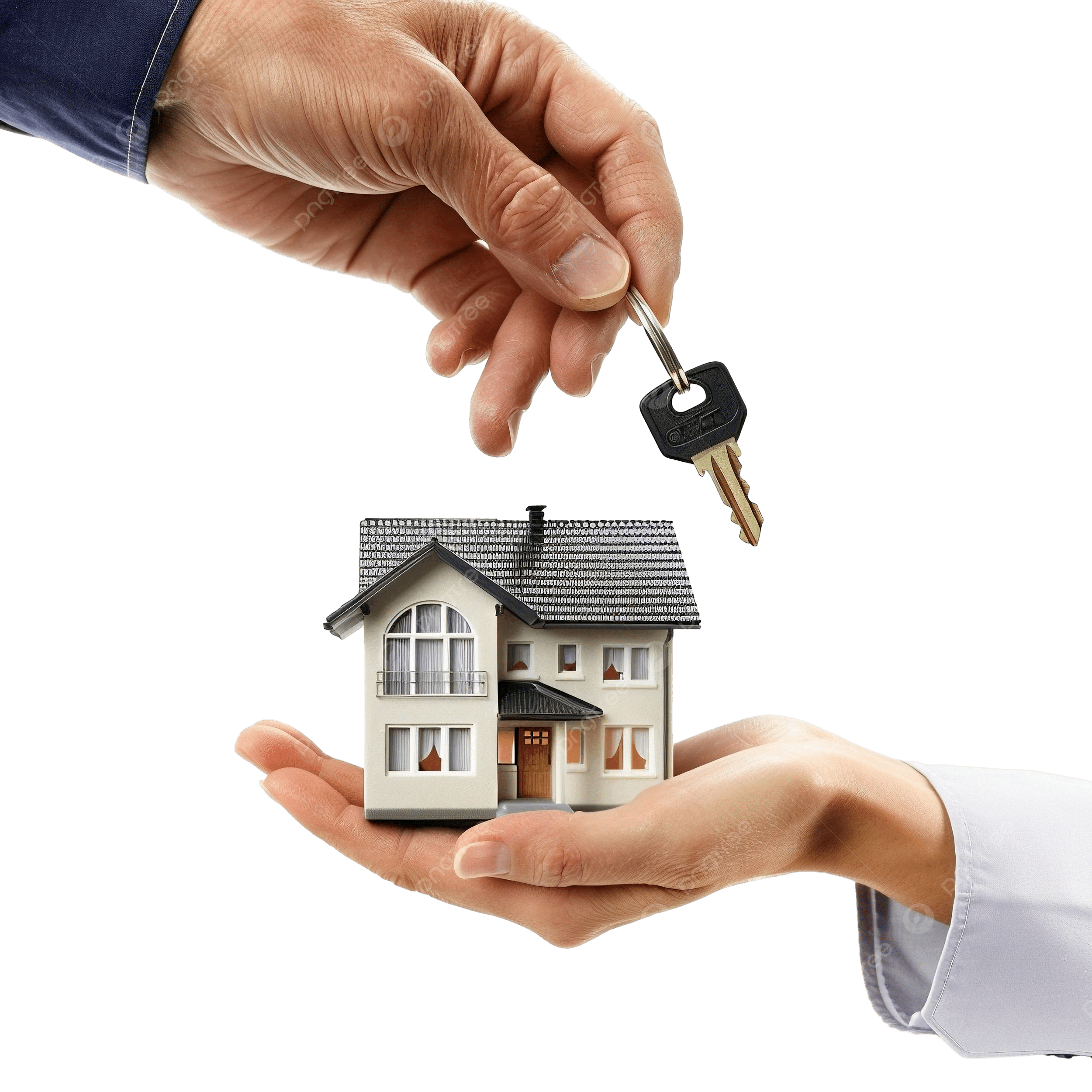 2500x2500 Real Estate Agent Giving Key To A New House Owner, Mortgage, Broker, Real Estate PNG Transparent Image and Clipart for Free Download