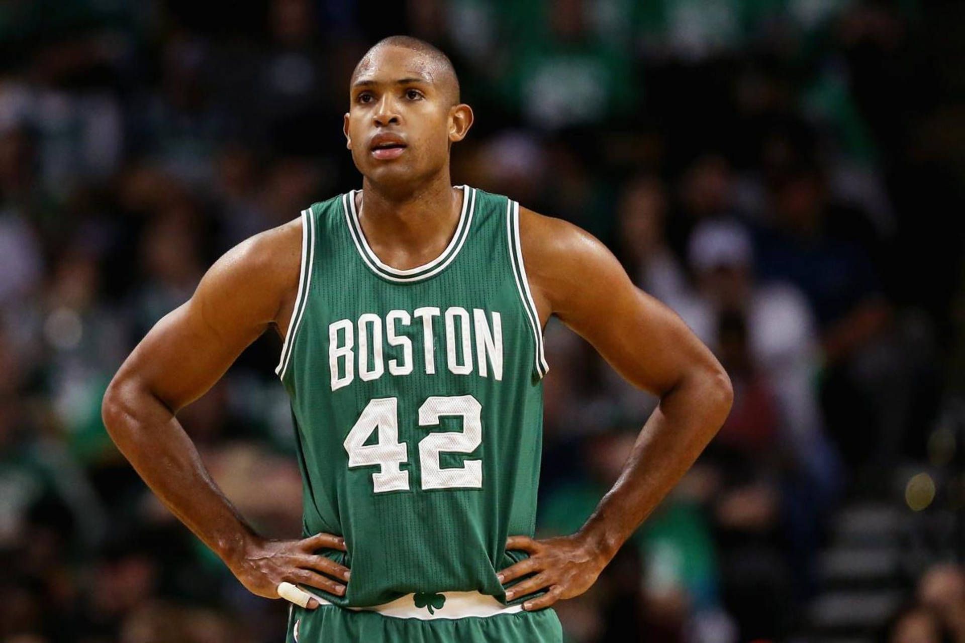 1920x1280 Al Horford Glances For Team's Score Wallpaper