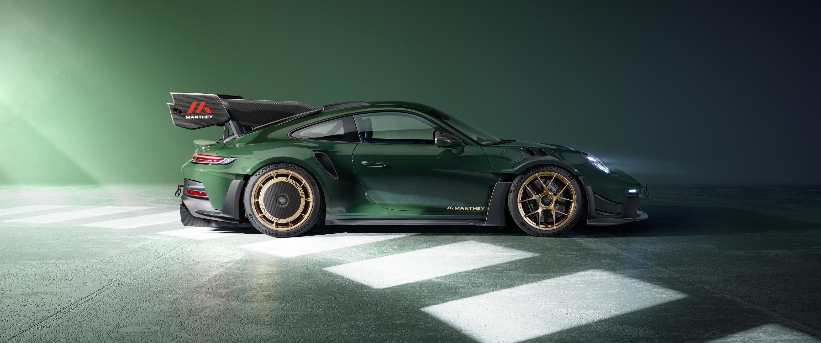 3440x1440 Porsche 911 Gt3 Rs With Manthey Kit 2025 UltraWide Quad HD 1440P , HD 4k Wallpaper, Image, Background, Photos and Picture