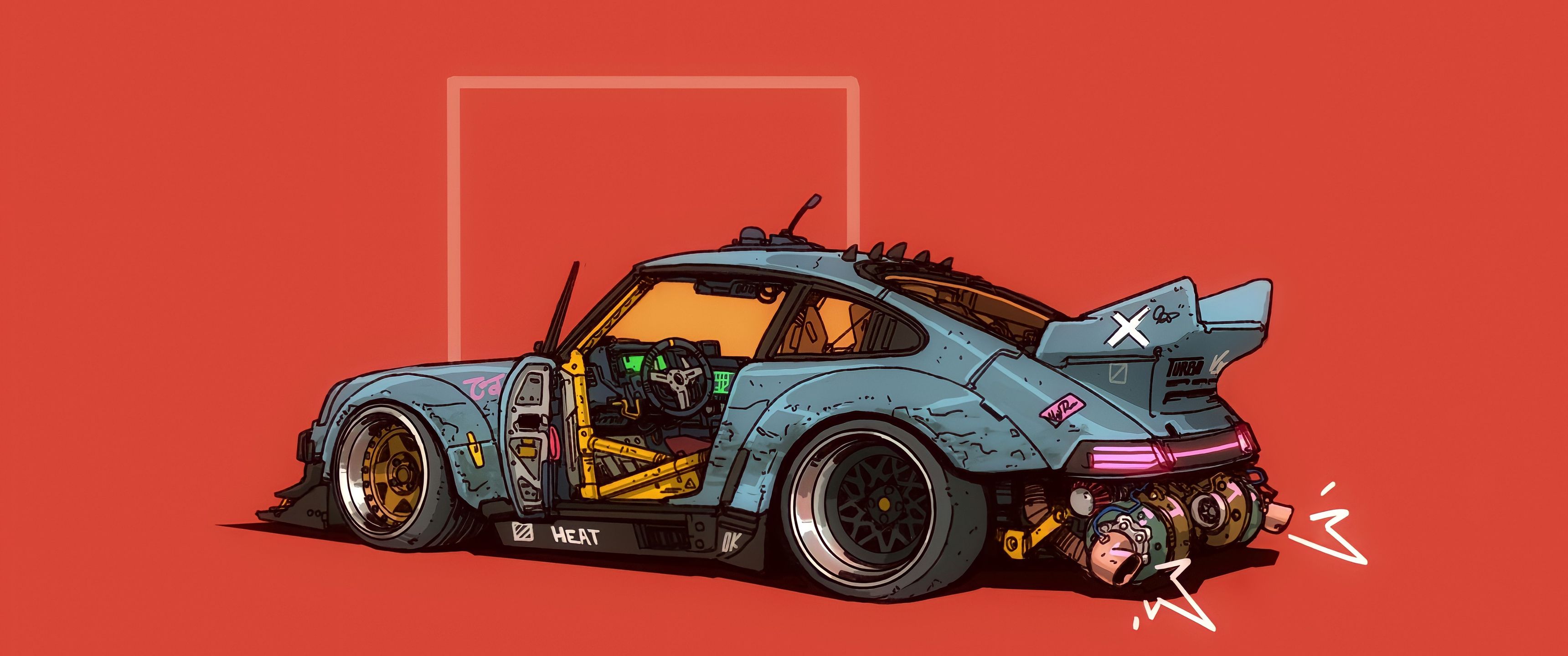 3440x1440 Download Porsche Porsche, Art Wallpaper in 3440x1440 Resolution