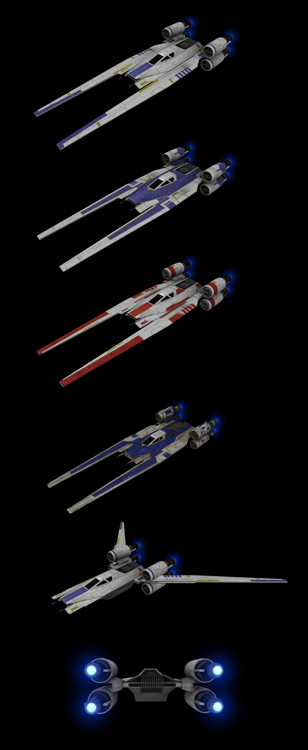 1024x2487 U Wing Starfighter Wallpaper