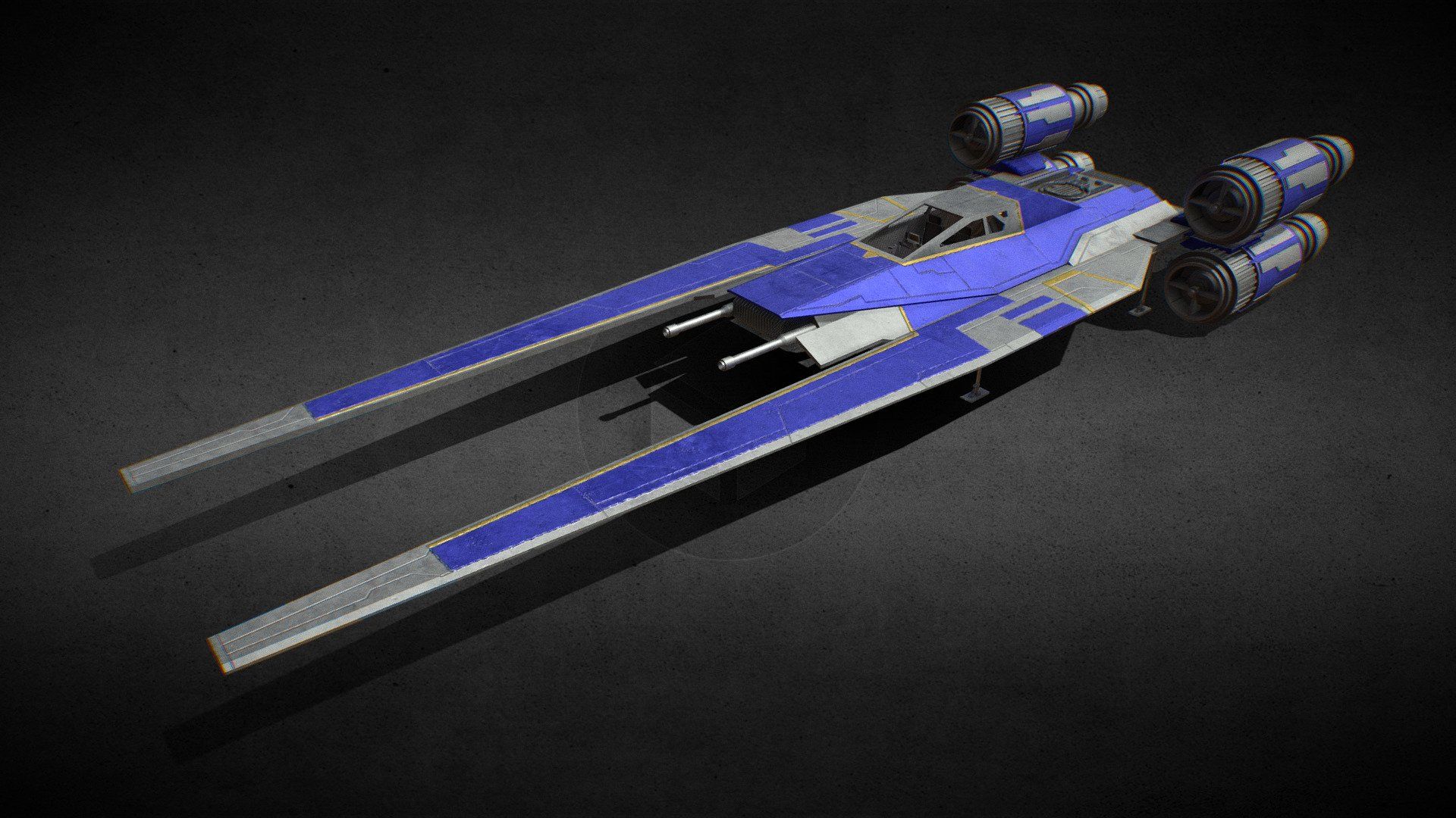 1920x1080 Star Wars U Wing UT 60d Free 3D Model By LarsH. [8d7539c]