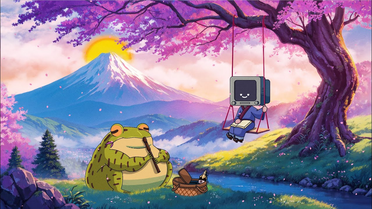 1280x720 Chill spring lofi