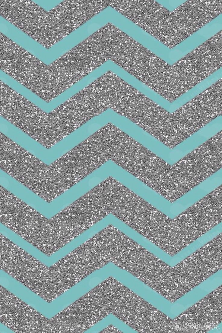 736x1105 Teal and sparkly silver chevron