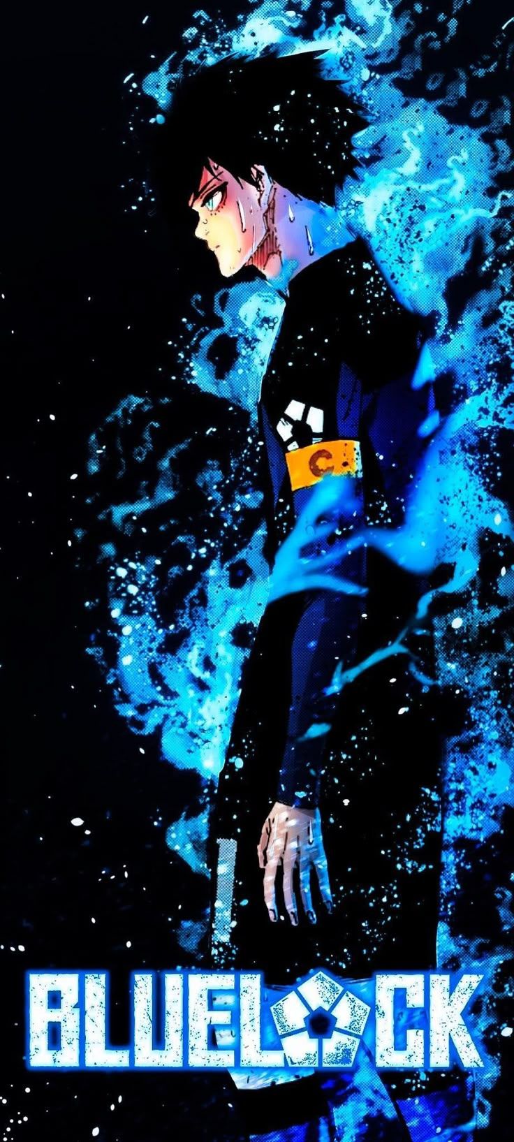 736x1635 Itoshi Rin. Blue Lock Japan VS Blue Lock. Anime Live Wallpaper