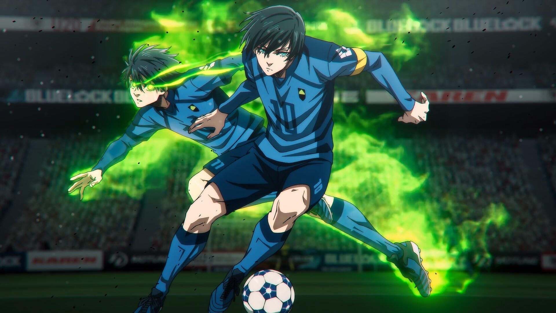 1920x1080 Rin Itoshi vs. Isagi Yoichi Wallpaper from Blue Lock