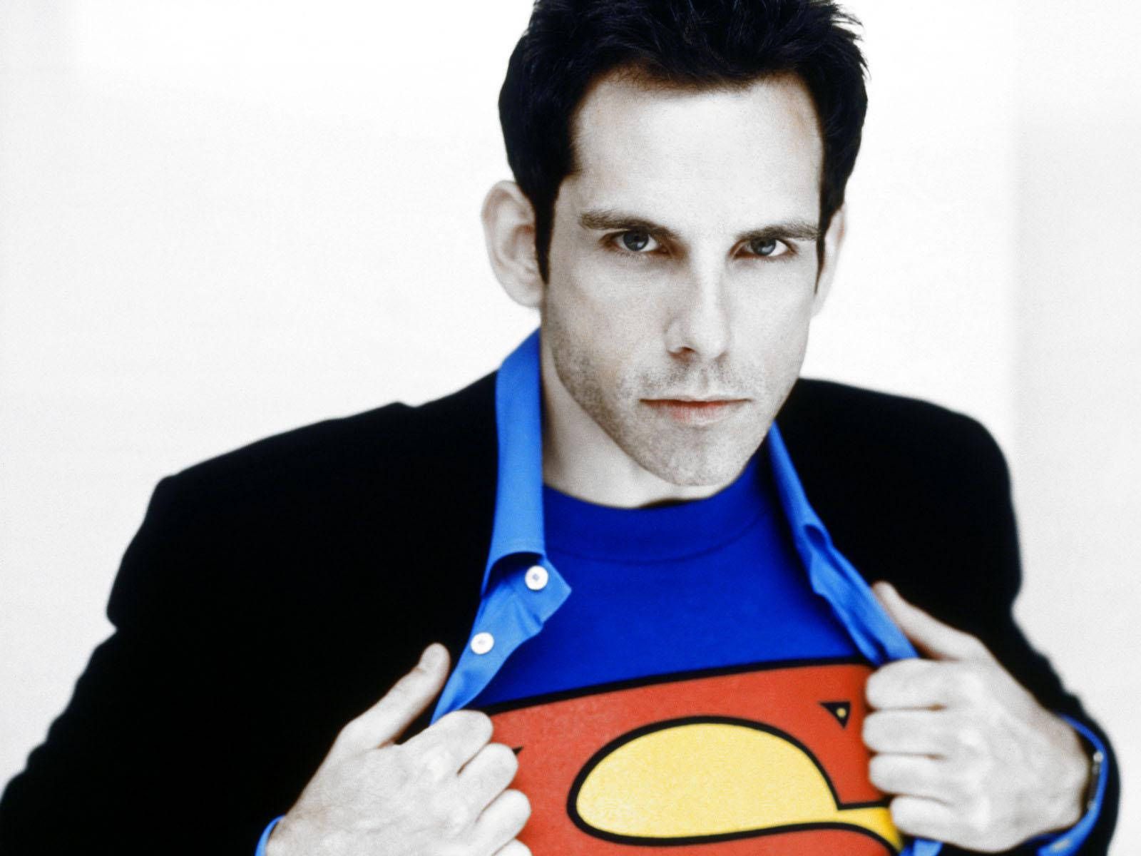1600x1200 Download Ben Stiller Superman Shirt Wallpaper
