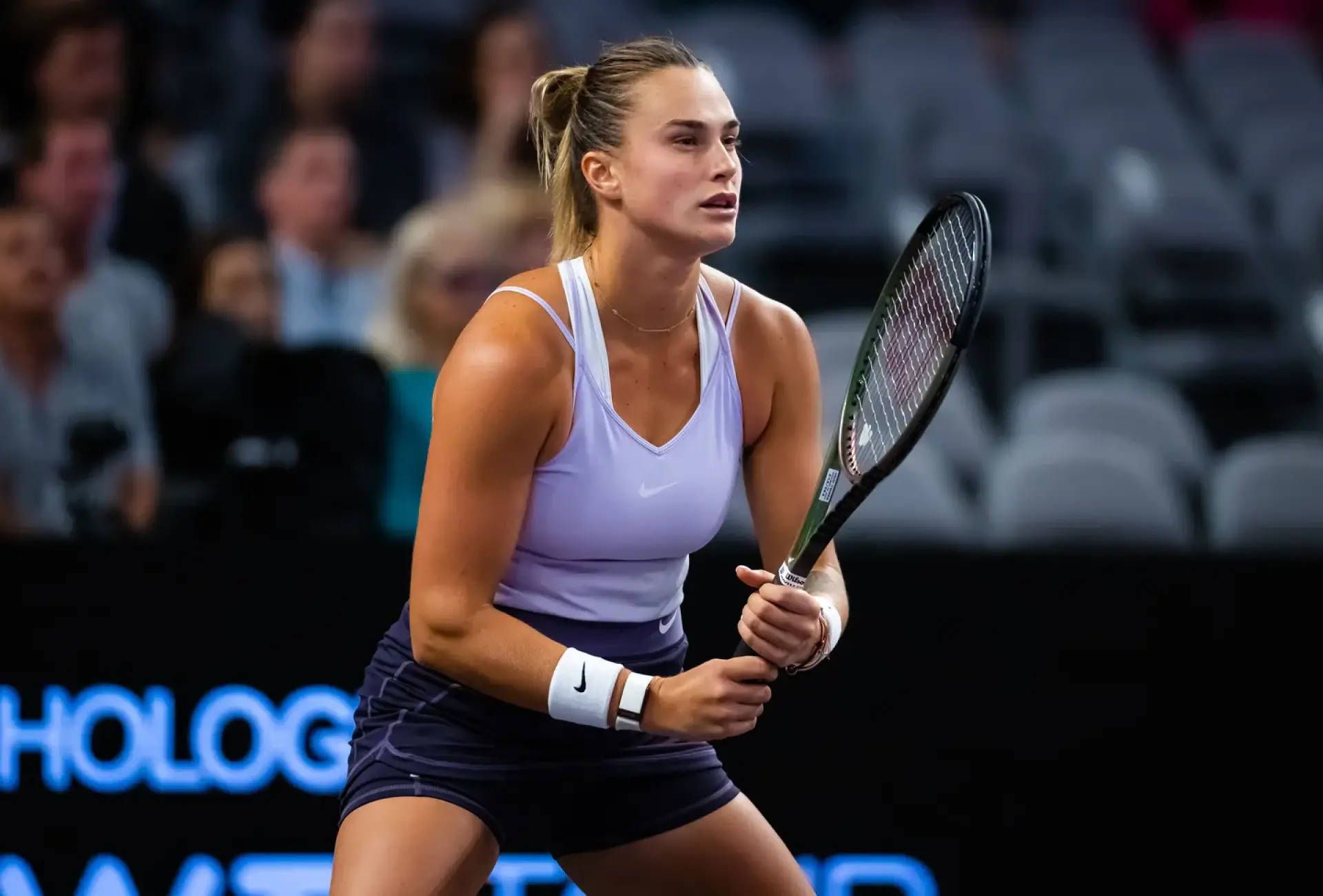 1920x1301 Download Aryna Sabalenka Holding Racket Both Hands Wallpaper