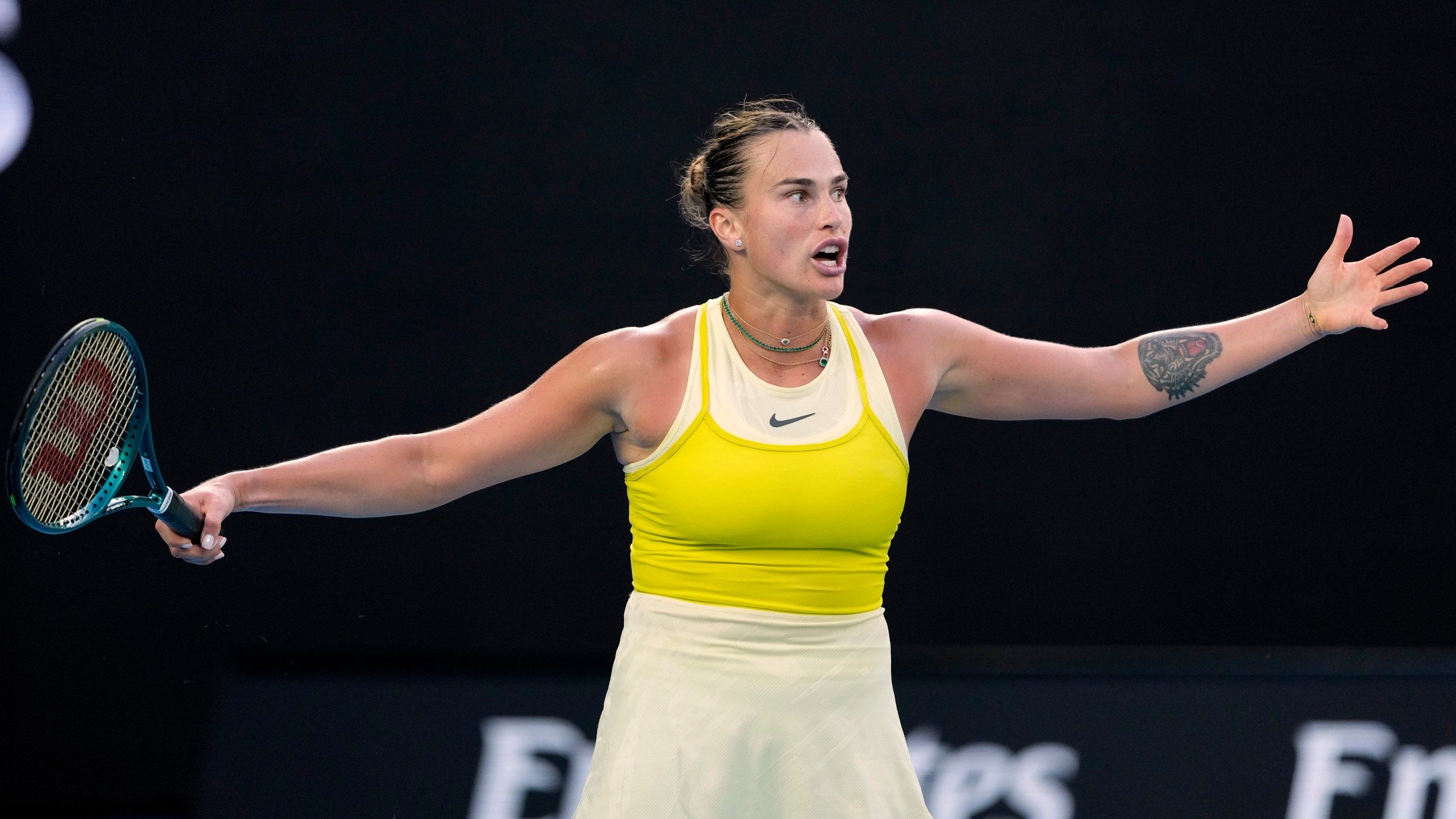 2560x1440 Aryna Sabalenka reaches the Australian Open semifinals as she seeks a third title in a row