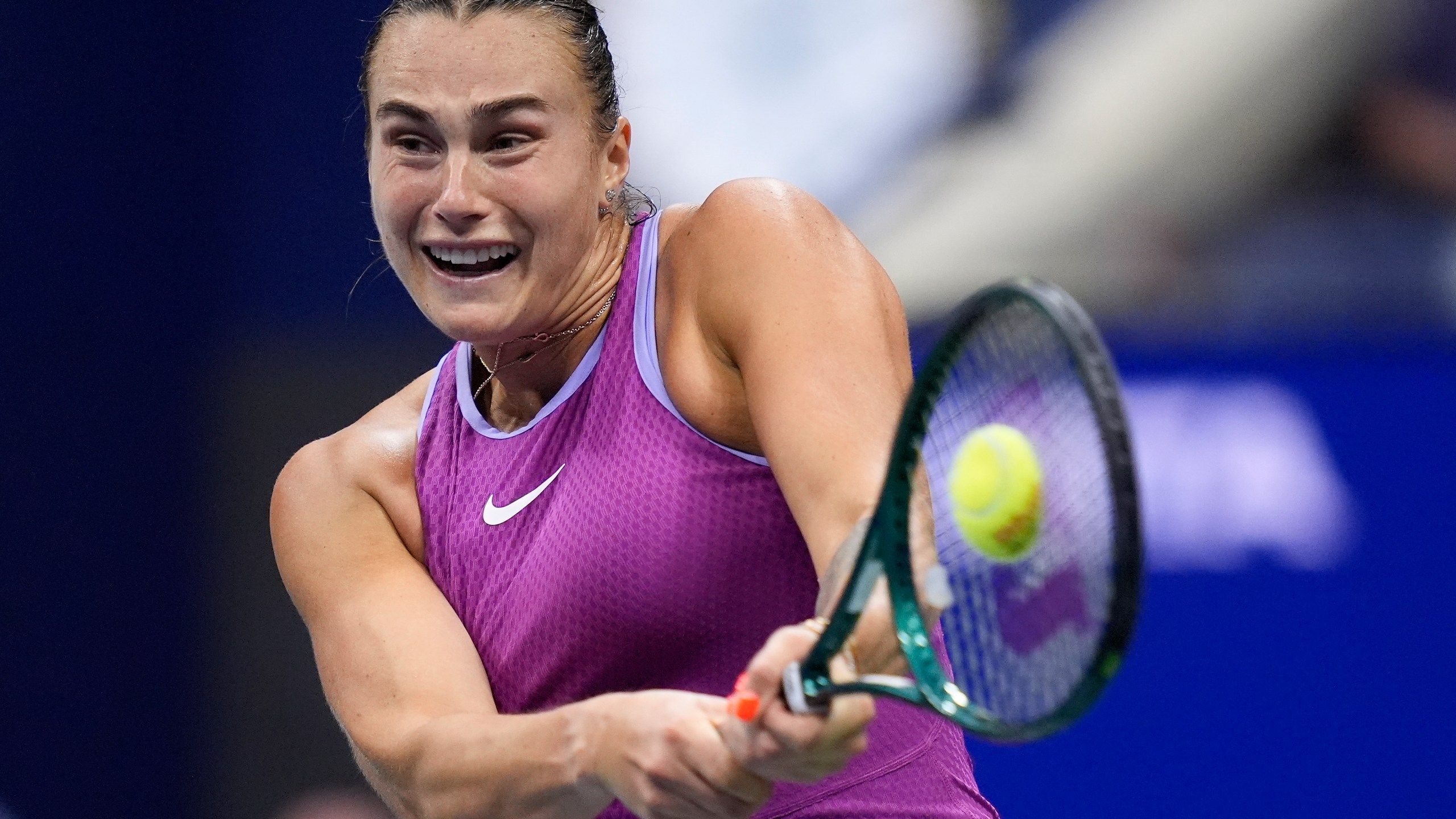 2560x1440 Aryna Sabalenka beats Jessica Pegula to win the US Open for her third Grand Slam title