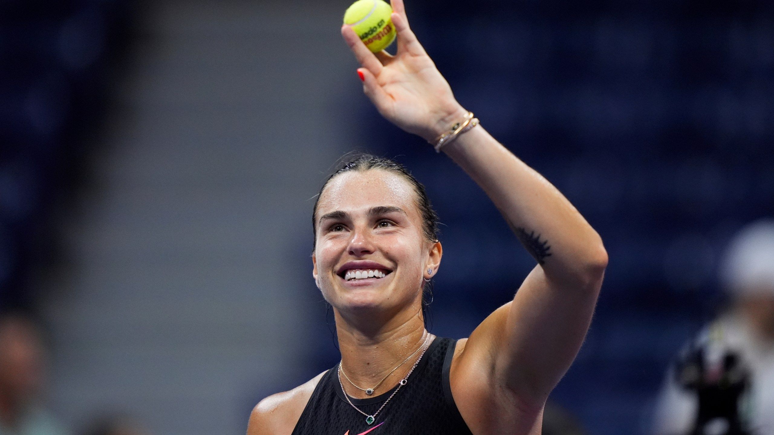 2560x1440 Sabalenka Wins Latest Starting Match In US Open History That Finally Begins After Midnight