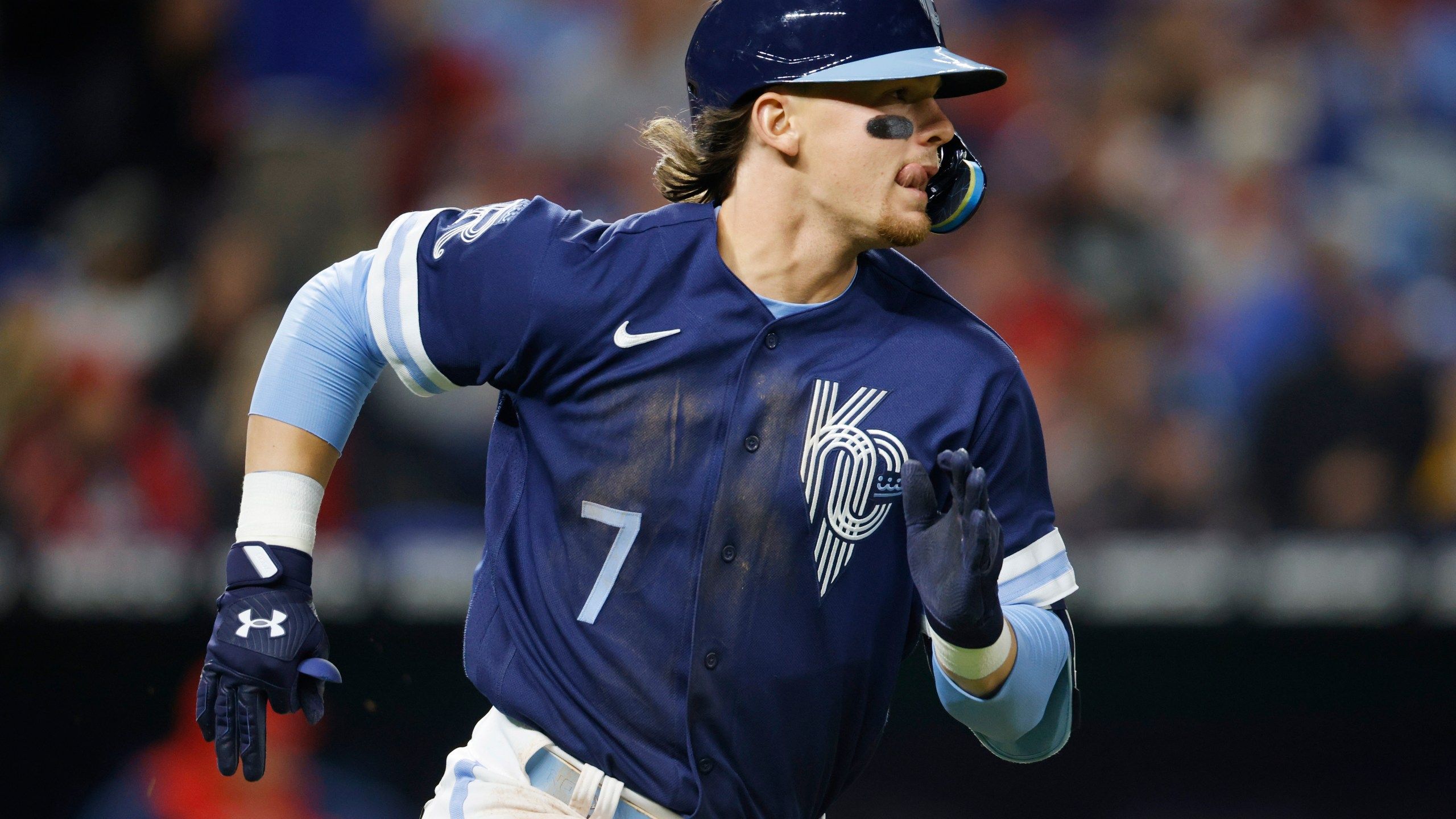 2560x1440 Witt Jr hits 1st MLB homer, leads Keller, Royals over Cards. ABC22 & FOX44