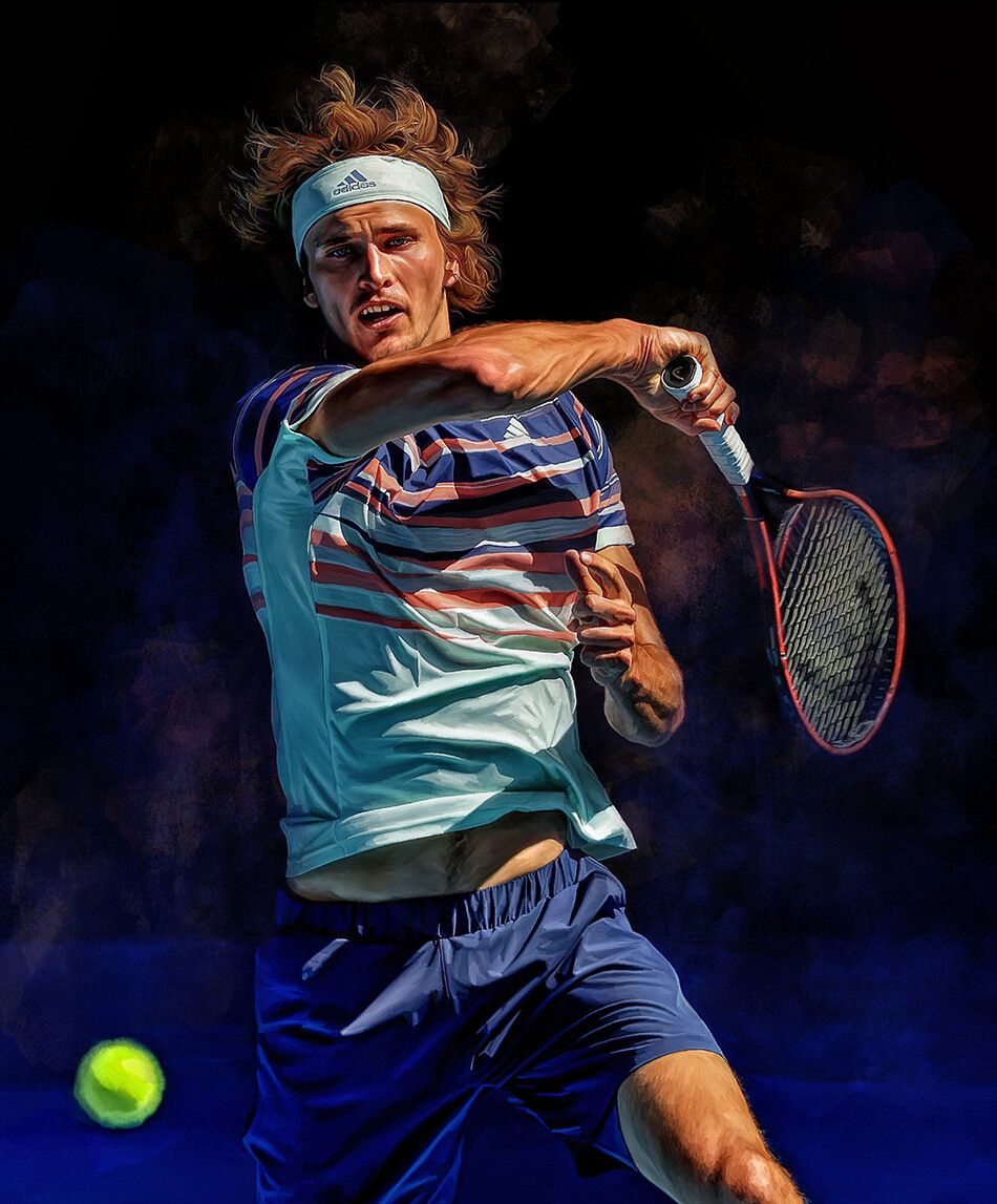 950x1147 Sam Brannan Sascha Zverev portrait