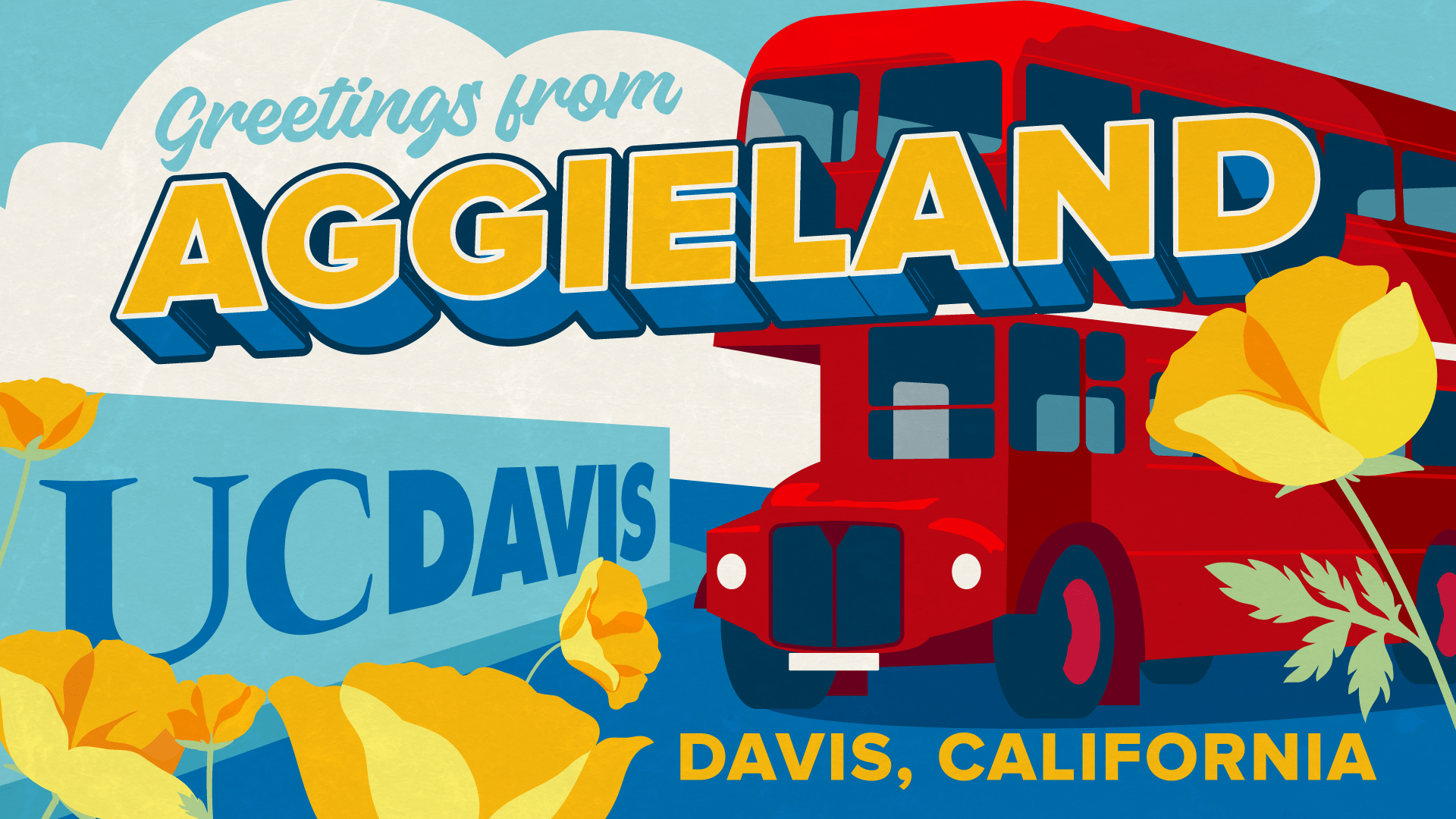 1920x1080 Postcards from UC Davis. One Aggie Network