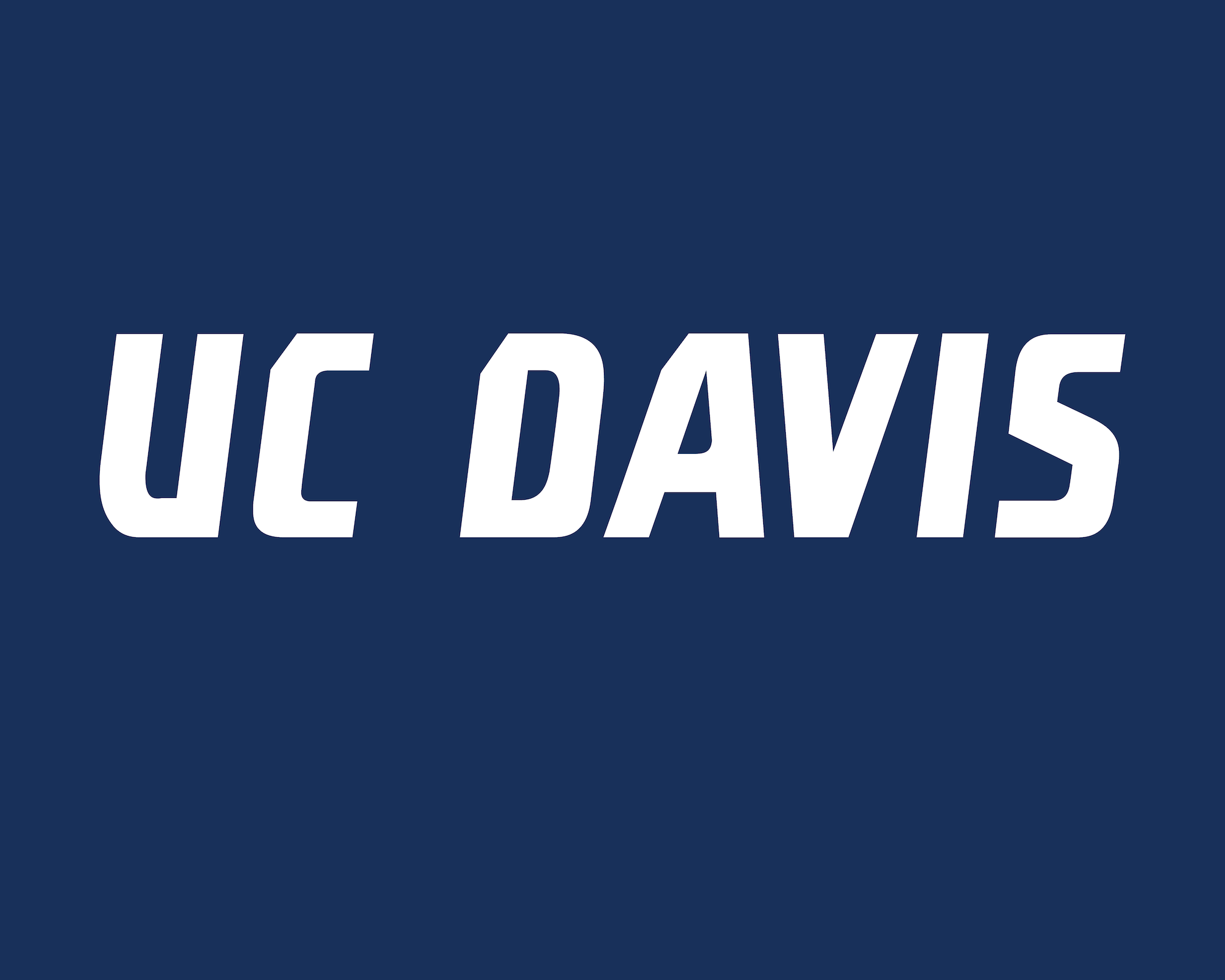 2000x1600 NIL Store. UC Davis Football White Logo Comfort Colors Tee