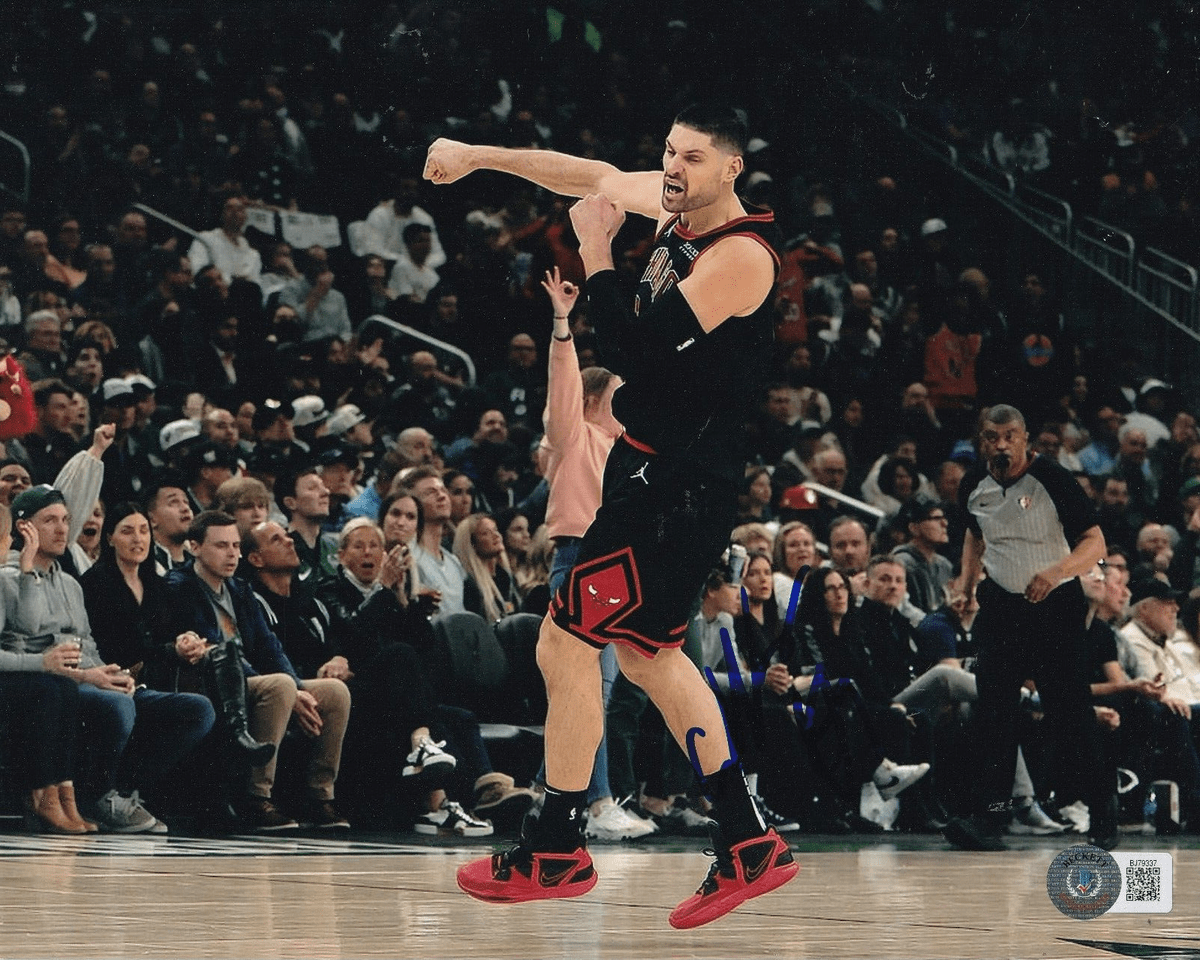 1200x960 NIKOLA VUCEVIC signed (CHICAGO BULLS) basketball 8X10 photo BECKETT BAS BJ79337
