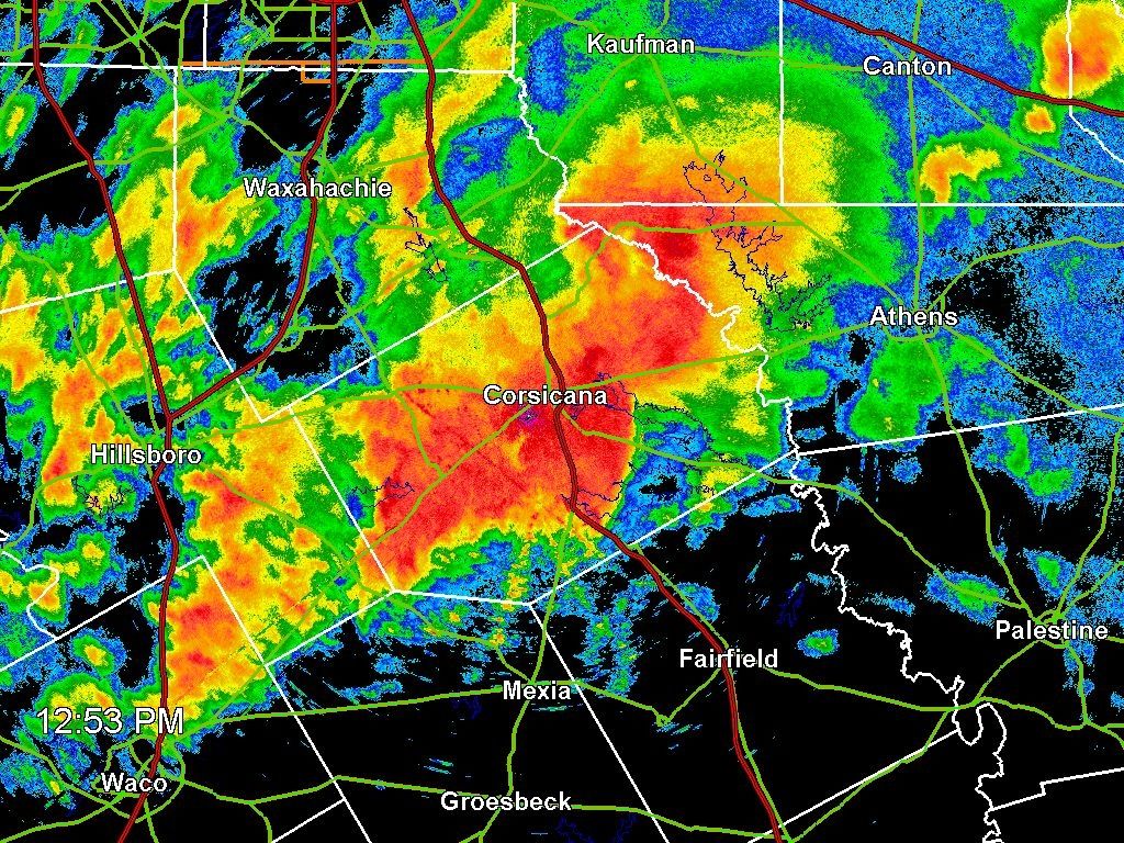 1024x768 Corsicana Radar